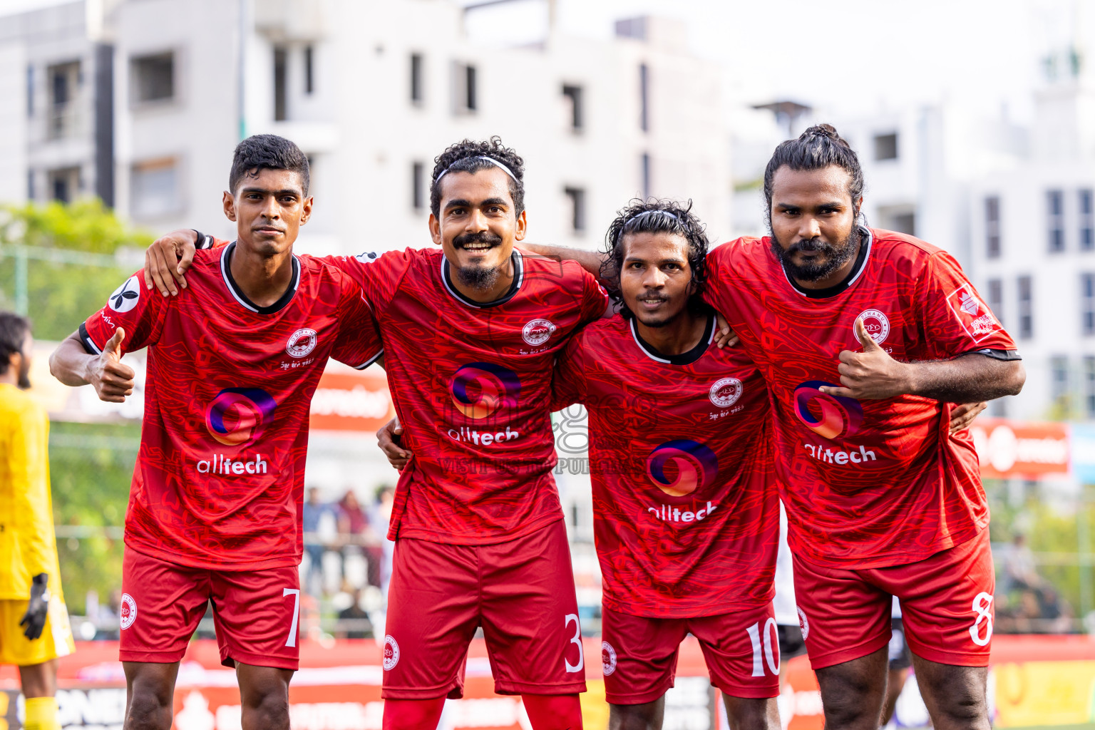 GDh Madaveli vs GDh Faresmaathodaa in Day 12 of Golden Futsal Challenge 2025 was held on Thursday, 16th January 2025, in Hulhumale', Maldives Photos: Nausham Waheed  / images.mv