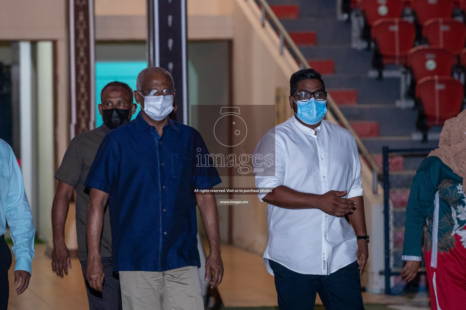 SAFF Championship 2021 Launching event was held in National Stadium, Male', Maldives on Sunday, 12th September 2021. Photos: Ismail Thoriq / images.mv