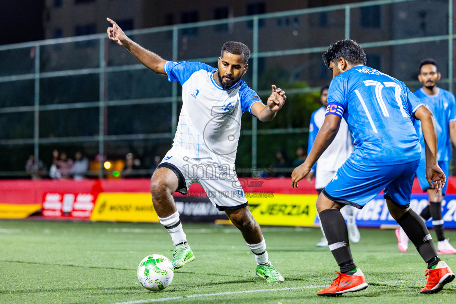 Customs RC vs Club Dhaakhily in Day 5 of Office League 2025 was held on Sunday, 20th April 2025 in Hulhumale', Maldives. Photos: Nausham Waheed  / images.mv