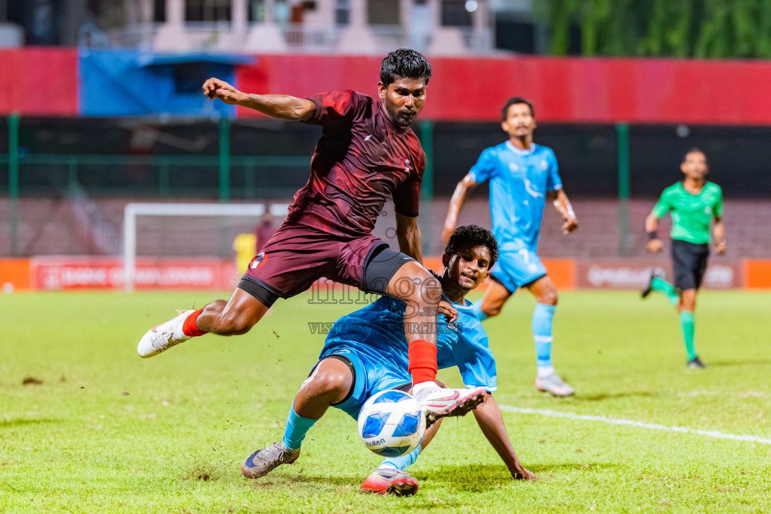 Lorenzo Sports Club vs Mahibadhoo Sports Club in Male' Regional League - 2nd Division 2026 was held in National Football Stadium, Male' Maldives on Wednesday, 6th May 2026. Photos: Areef Adam / images.mv