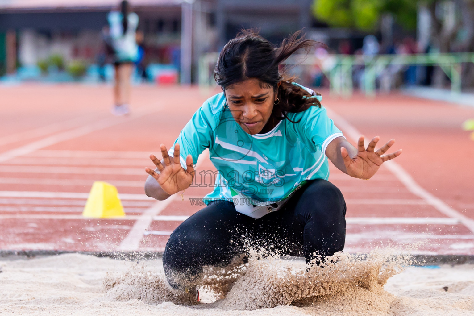 Day 2 of Inter-school Athletics Championship 2025 held in Ekuveni Synthetic Track, Male', Maldives on Tuesday, 07th October 2025. Photos by: Nausham Waheed / Images.mv