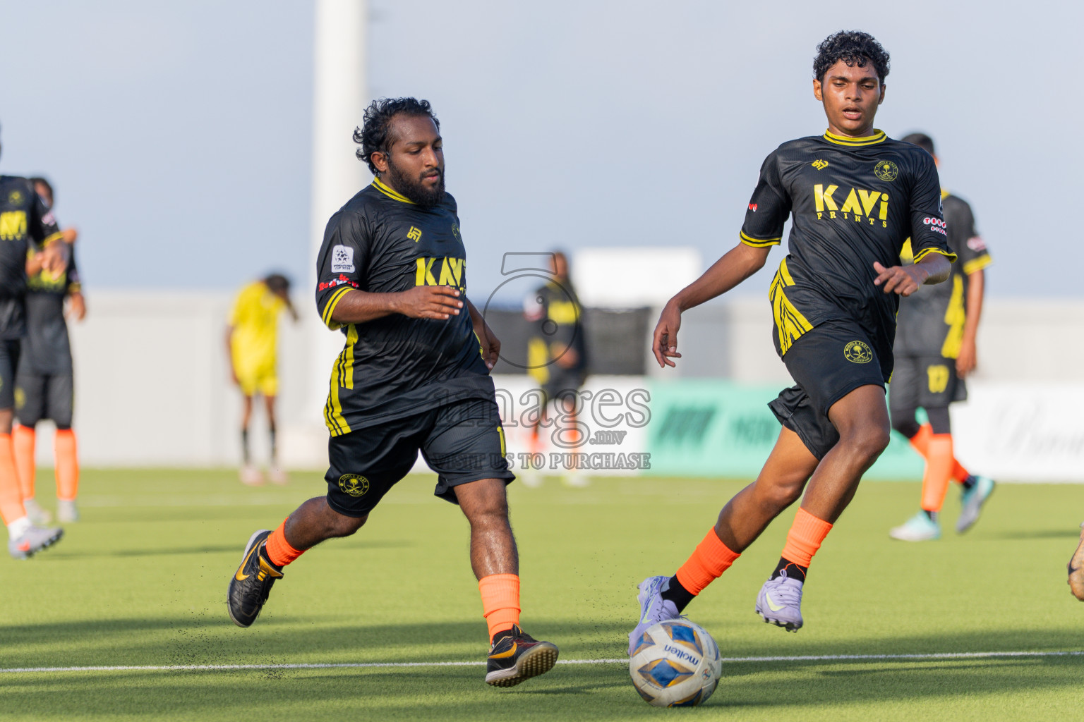 Velaa Sports Club vs Team Middle East in Day 3 of Eydhafushi Cup 2025 held in Eydhafushi Football Stadium at B. Eydhafushi, Maldives on Sunday, 7th September 2025. Photos: Arif Rasheed / images.mv