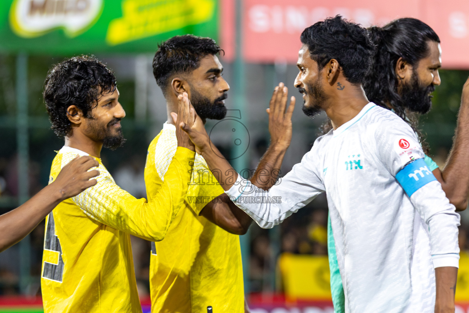 RRC vs MPL in the Semi Finals of Club Maldives Cup 2024 held in Rehendi Futsal Ground, Hulhumale', Maldives on Monday, 14th October 2024. 
Photos: Hassan Simah / images.mv