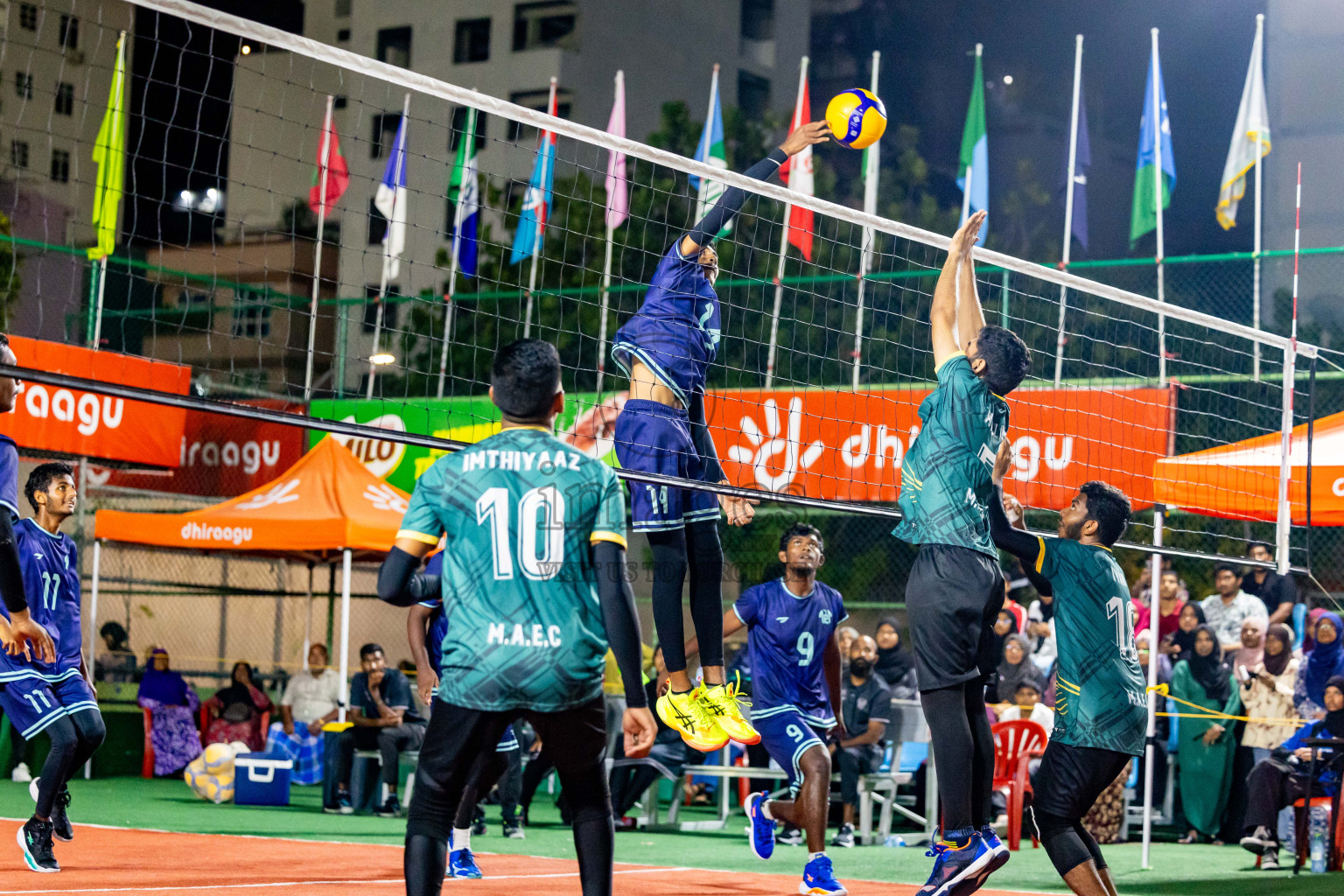 Day 13 of Interschool Volleyball Tournament 2024 was held in Ekuveni Volleyball Court at Male', Maldives on Thursday, 5th December 2024. Photos: Nausham Waheed / images.mv