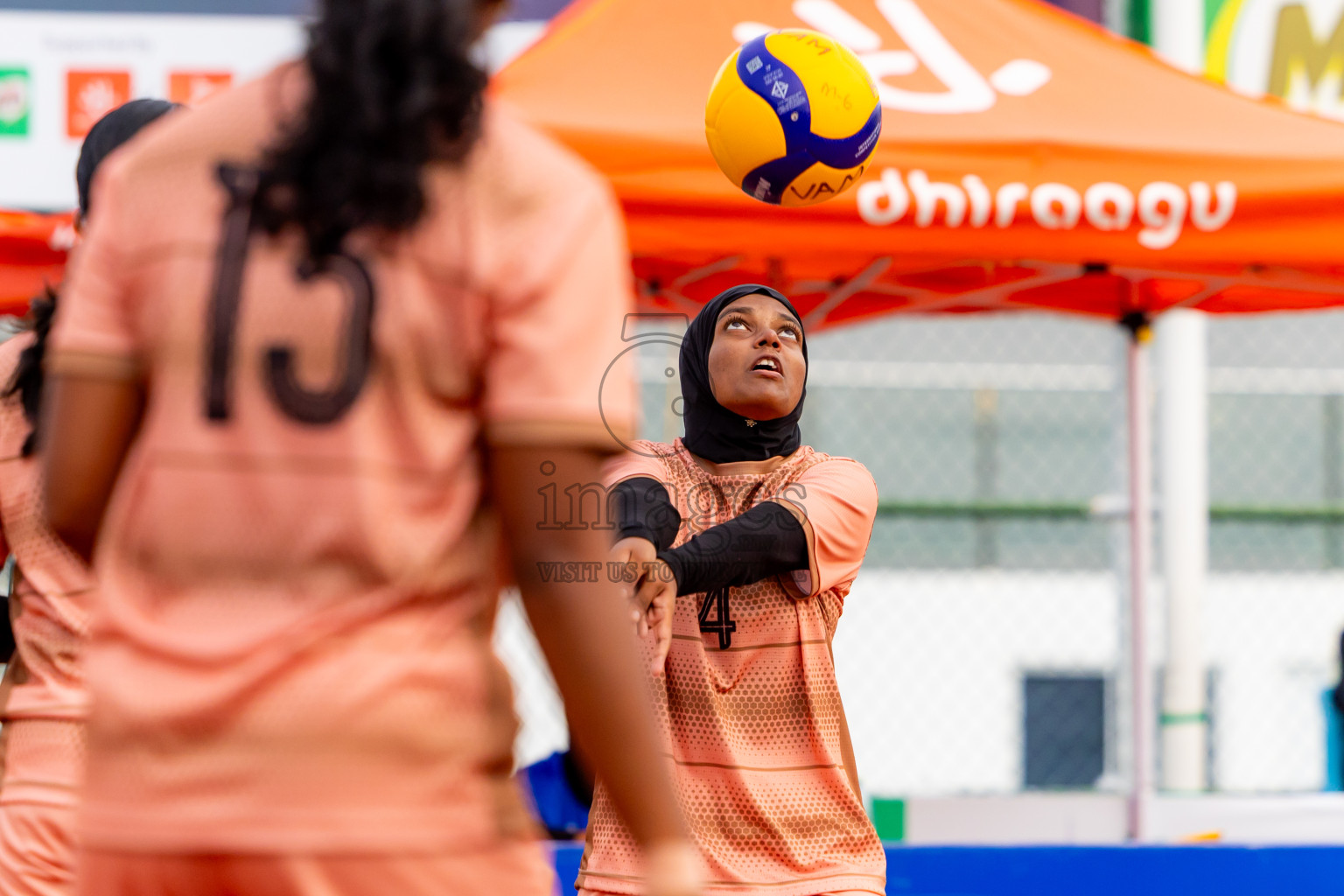 City Sports Club vs Alma Sports Club in Milo National Junior Volleyball Championship 2025 Day 4 was held on Tuesday, 25th November 2025 at Ekuveni Turf Court Male', Maldives. Photos: Nausham Waheed / images.mv