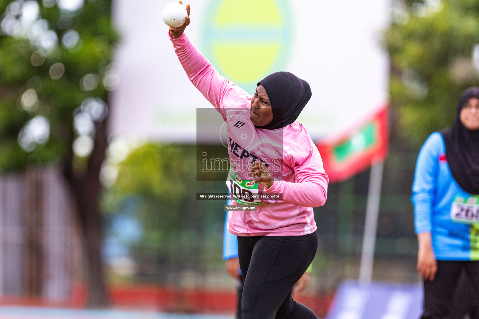 Day 2 of National Athletics Championship 2023 was held in Ekuveni Track at Male', Maldives on Friday, 24th November 2023. Photos: Nausham Waheed / images.mv