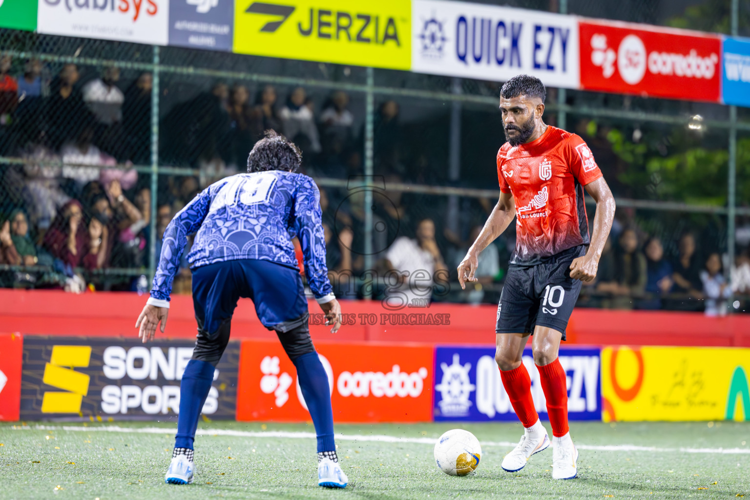 L Gan vs L Mundoo in Atoll Round Final on Day 22 of Golden Futsal Challenge 2025 was held on Sunday , 26th January 2025, in Hulhumale', Maldives.
Photos: Ismail Thoriq / images.mv