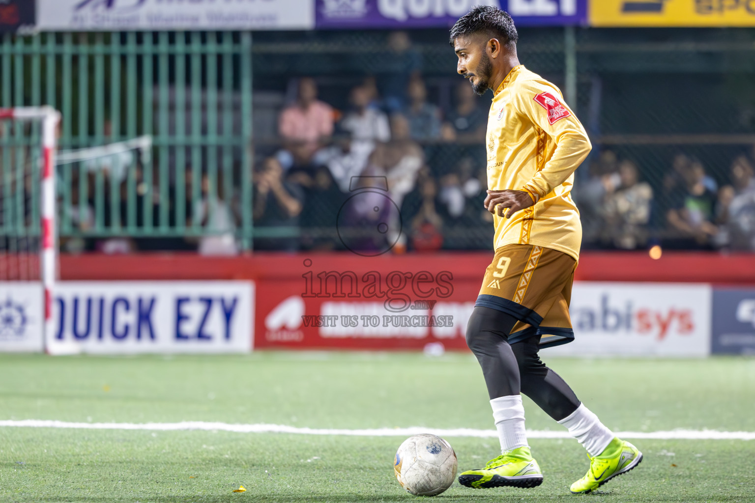 N Holhudhoo vs N Miladhoo in Noonu Atoll Final in Day 24 of Golden Futsal Challenge 2025 was held on Tuesday , 28th January 2025, in Hulhumale', Maldives. Photos: Ismail Thoriq / images.mv