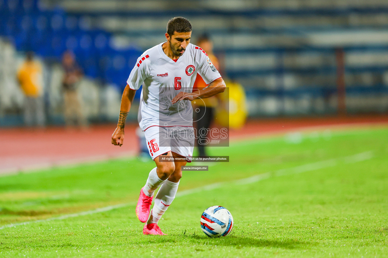 Bhutan vs Lebanon in SAFF Championship 2023 held in Sree Kanteerava Stadium, Bengaluru, India, on Sunday, 25th June 2023. Photos: Nausham Waheed, Hassan Simah / images.mv