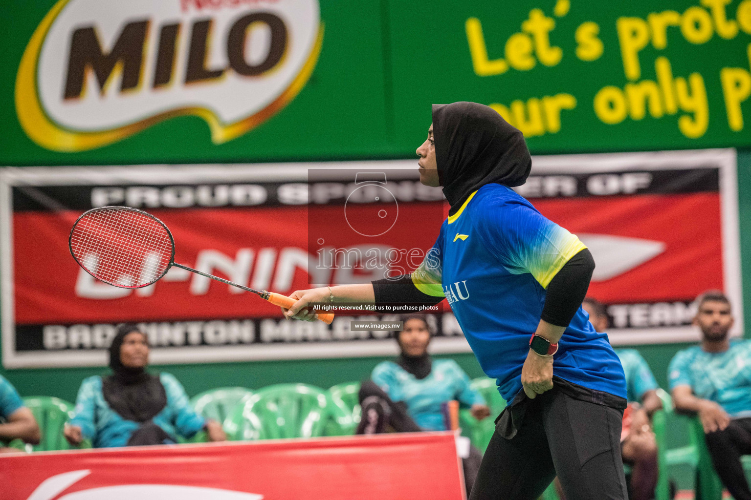 Day 3 of Badminton association mixed group championship 2021 held in Male', Maldives Photos by Nausham Waheed