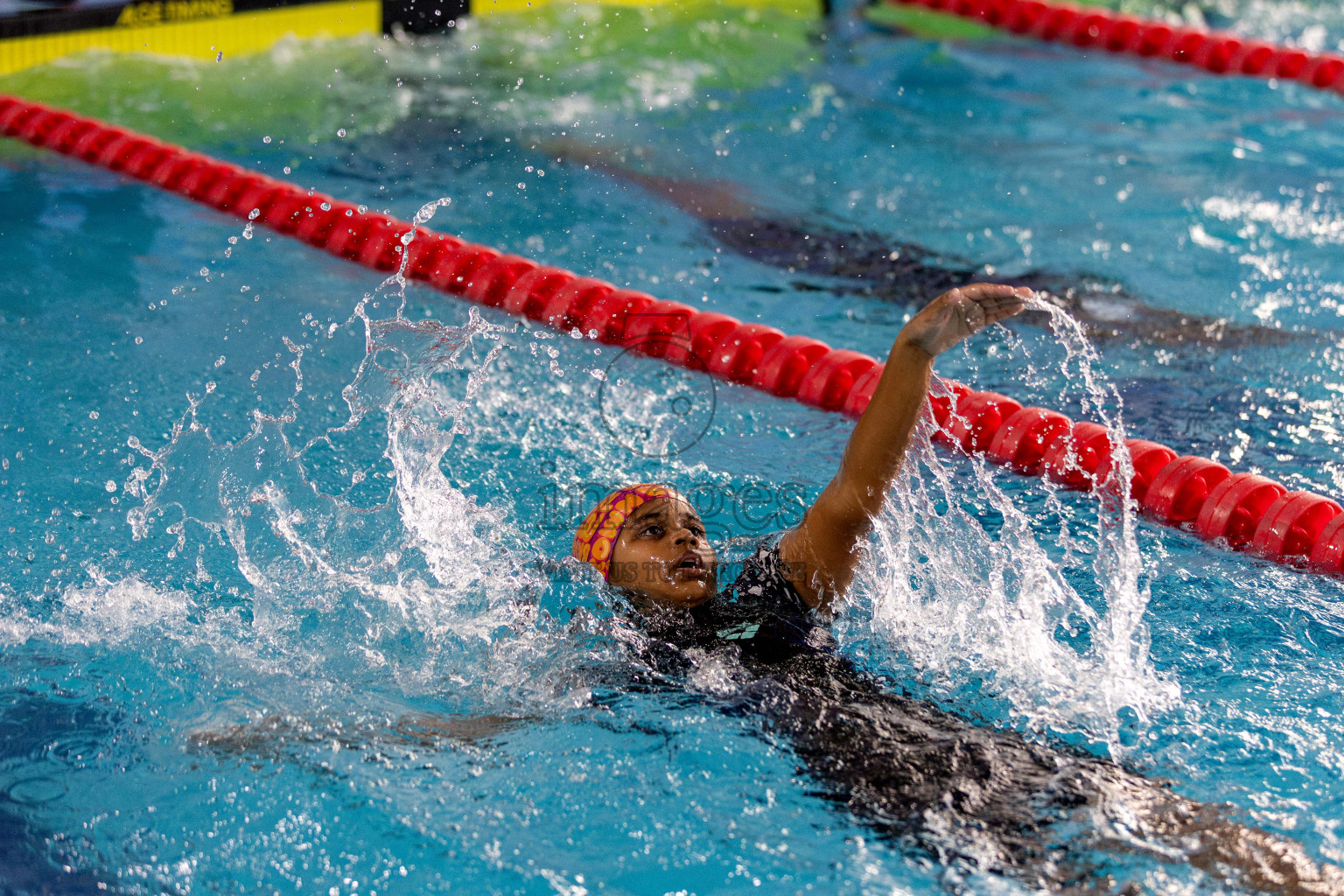 Day 3 of National Swimming Competition 2024 held in Hulhumale', Maldives on Sunday, 15th December 2024. Photos: Hassan Simah / images.mv