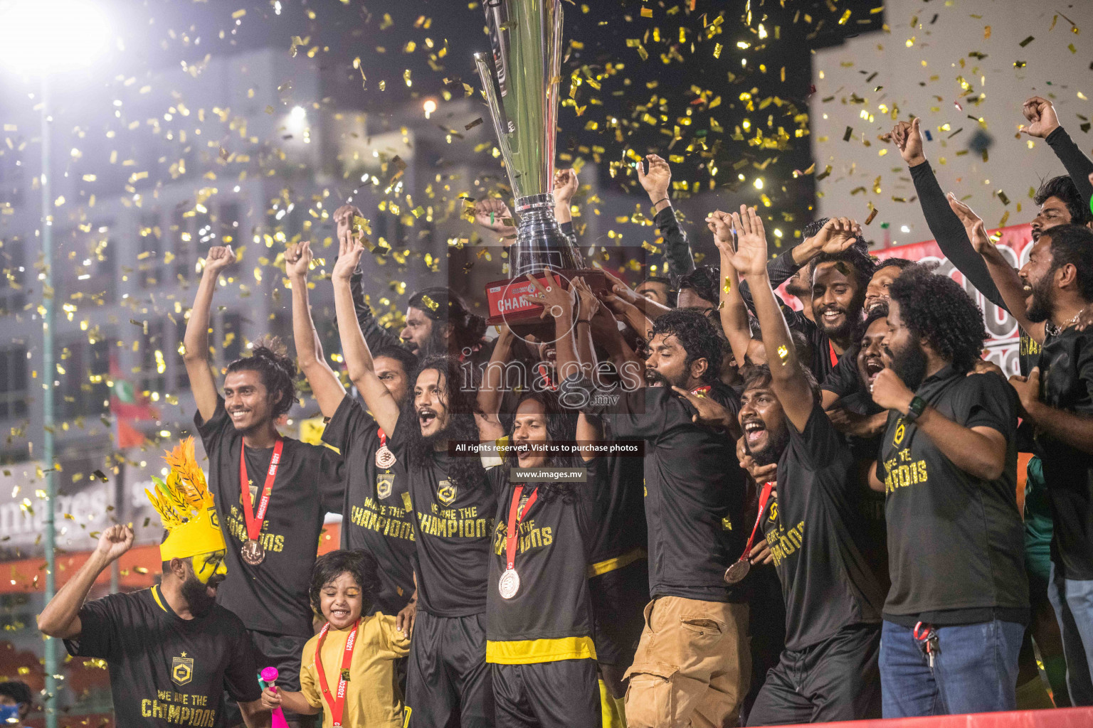 RRC Vs FSM in the Semi Finals of Club Maldives 2021 held in Hulhumale, Maldives on 19 December 2021. Photos: Nausham Waheed / images.mv