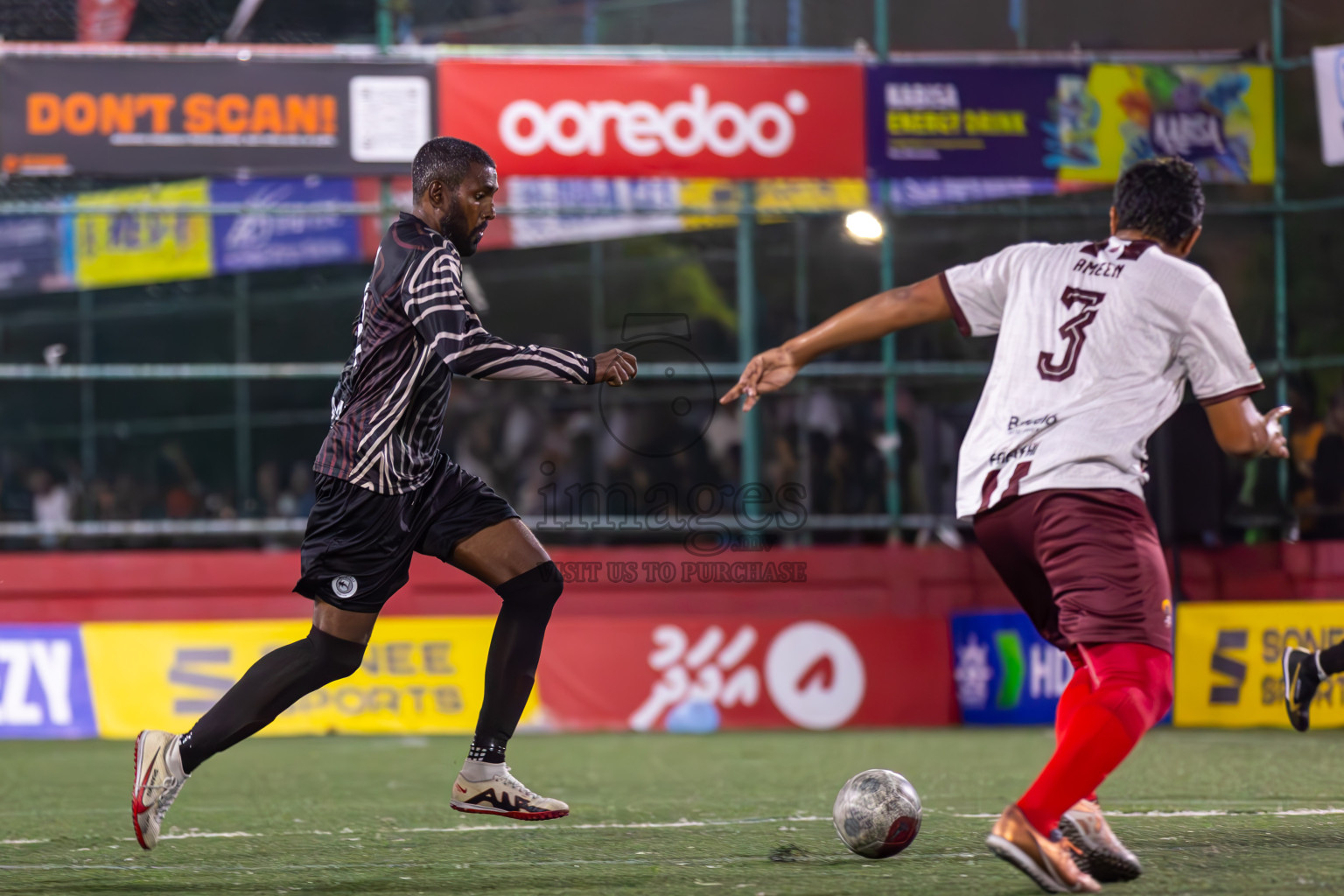 ADh Maamigili vs ADh Fenfushi in Day 12 of Golden Futsal Challenge 2024 was held on Friday, 26th January 2024, in Hulhumale', Maldives
Photos: Ismail Thoriq / images.mv