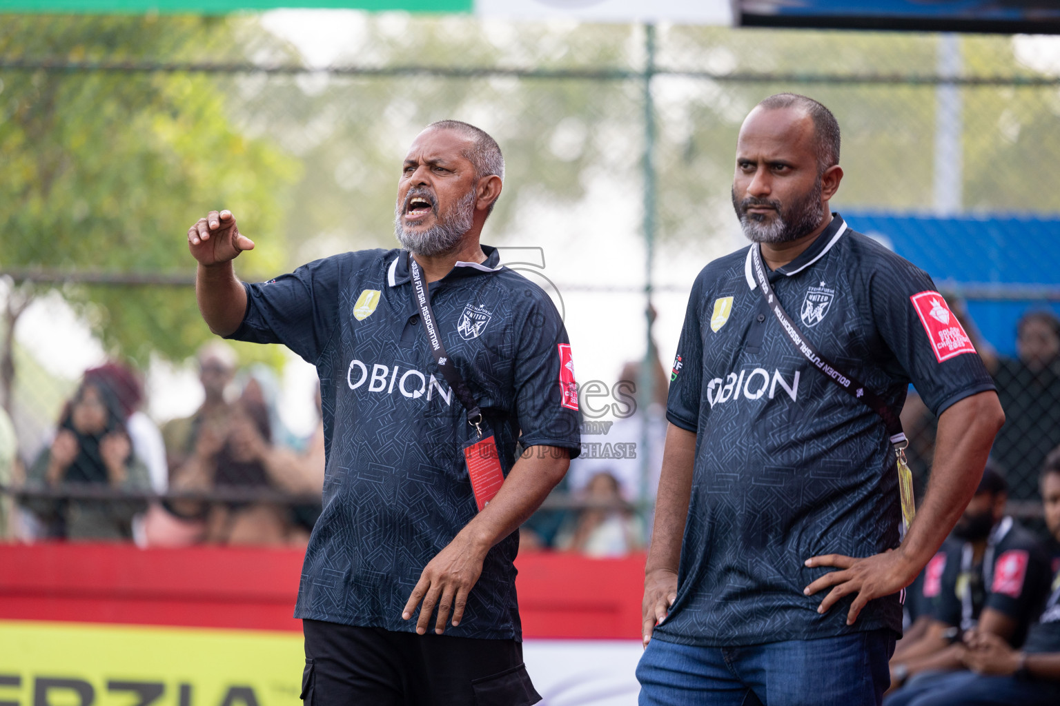 B Eydhafushi vs B Thulhaadhoo in Day 13 of Golden Futsal Challenge 2025 was held on Friday, 17th January 2025, in Hulhumale', Maldives 
Photos: Hassan Simah / images.mv
