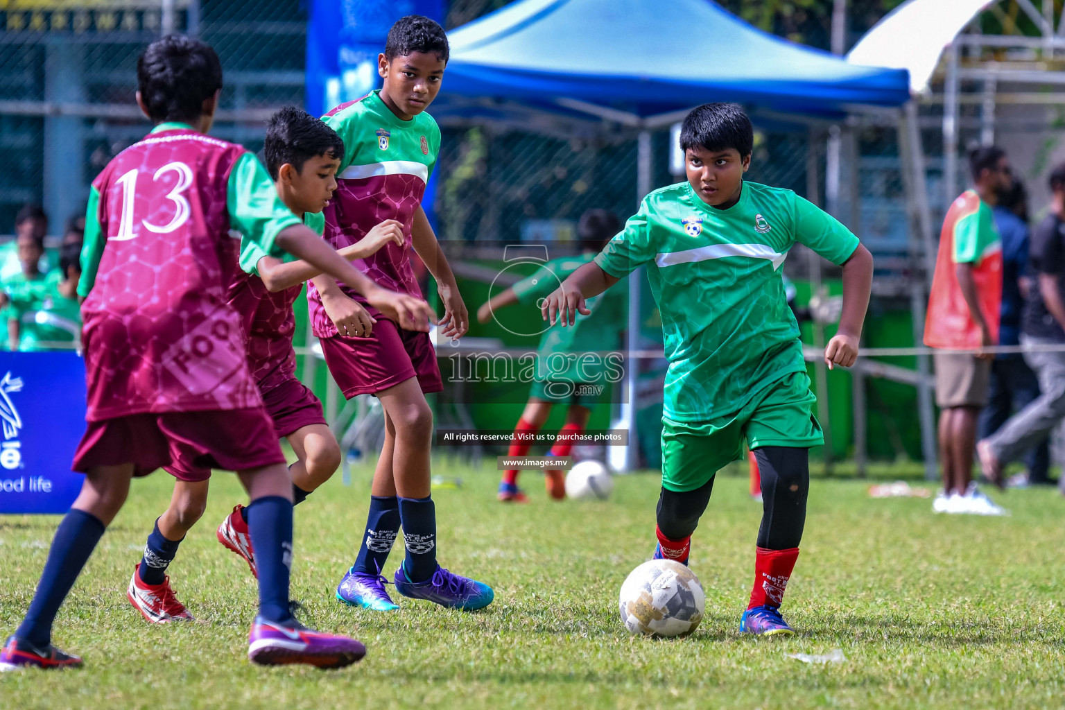 Day 1 of Milo Kids Football Fiesta 2022 was held in Male', Maldives on 19th October 2022. Photos: Nausham Waheed/ images.mv