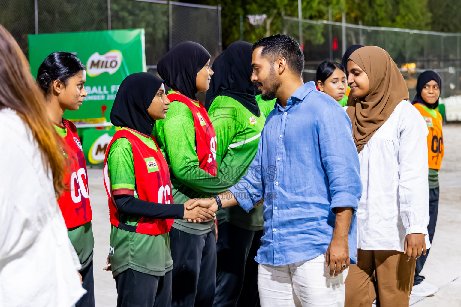 Day 2 of MILO Netball Fest 2025 was held in Cental Park, Hulhumale', Maldives on Friday, 21st November 2025. Photos: Nausham Waheed / images.mv