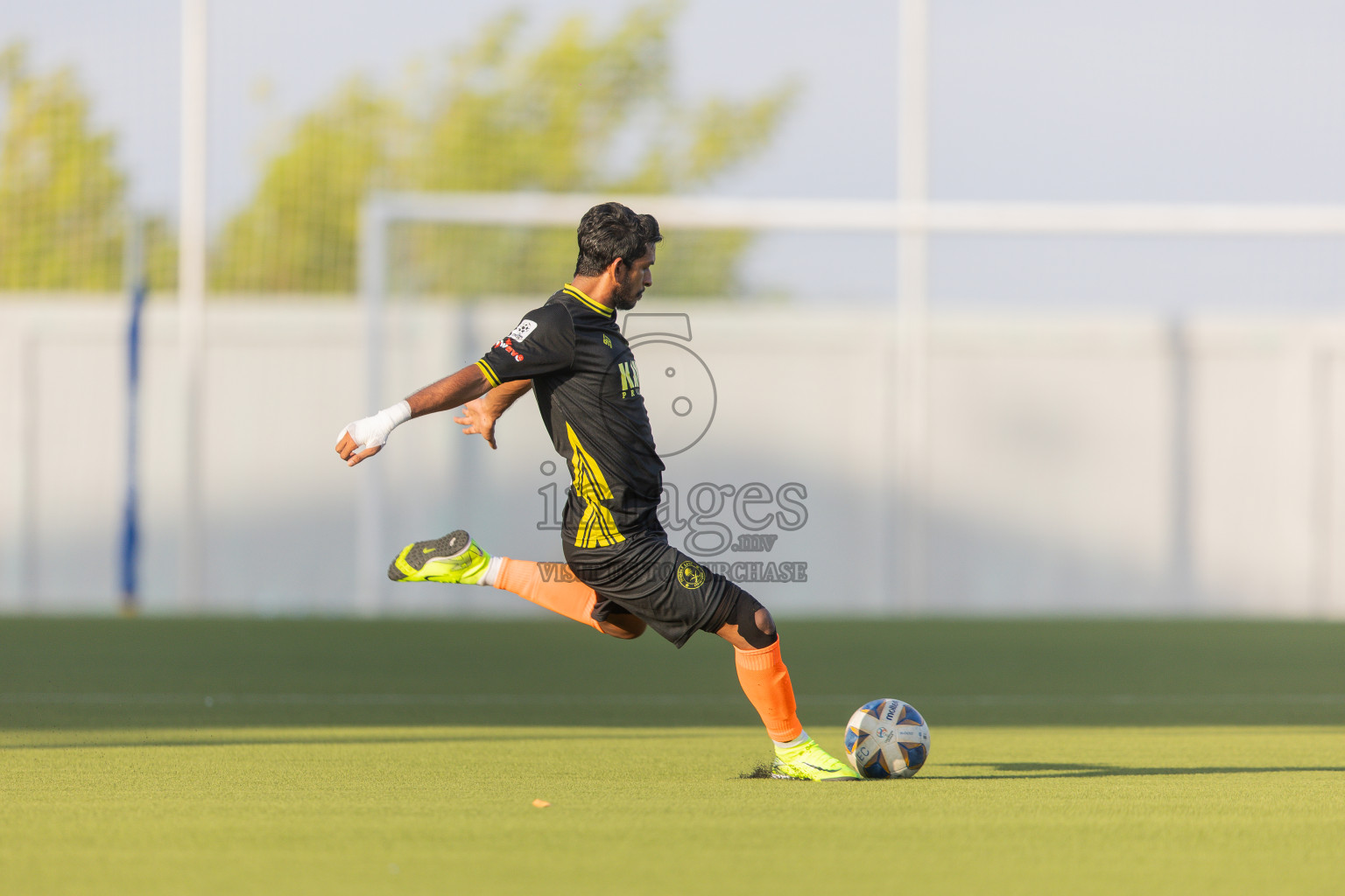 Velaa Sports Club vs Team Middle East in Day 3 of Eydhafushi Cup 2025 held in Eydhafushi Football Stadium at B. Eydhafushi, Maldives on Sunday, 7th September 2025.