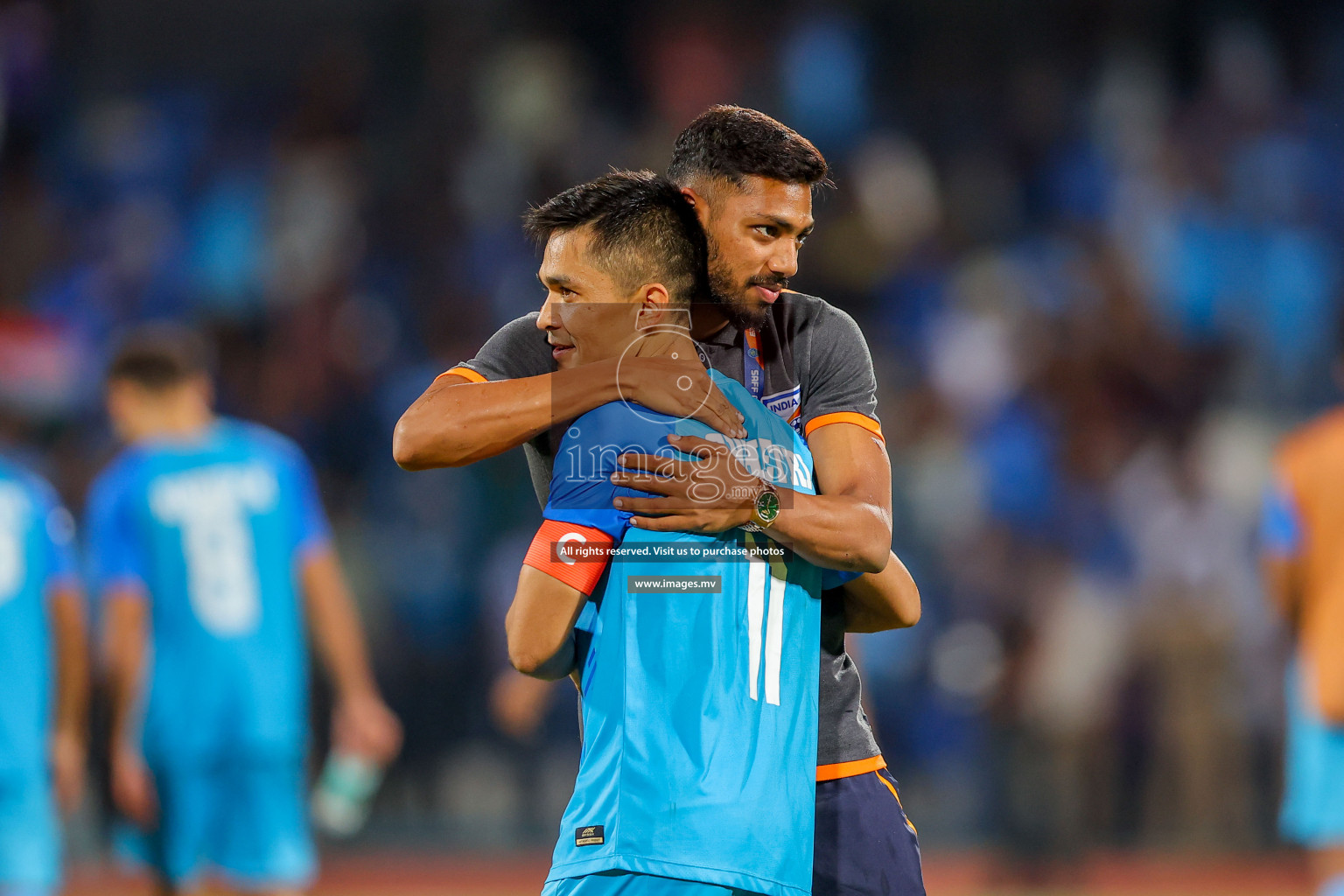 Lebanon vs India in the Semi-final of SAFF Championship 2023 held in Sree Kanteerava Stadium, Bengaluru, India, on Saturday, 1st July 2023. Photos: Nausham Waheed / images.mv