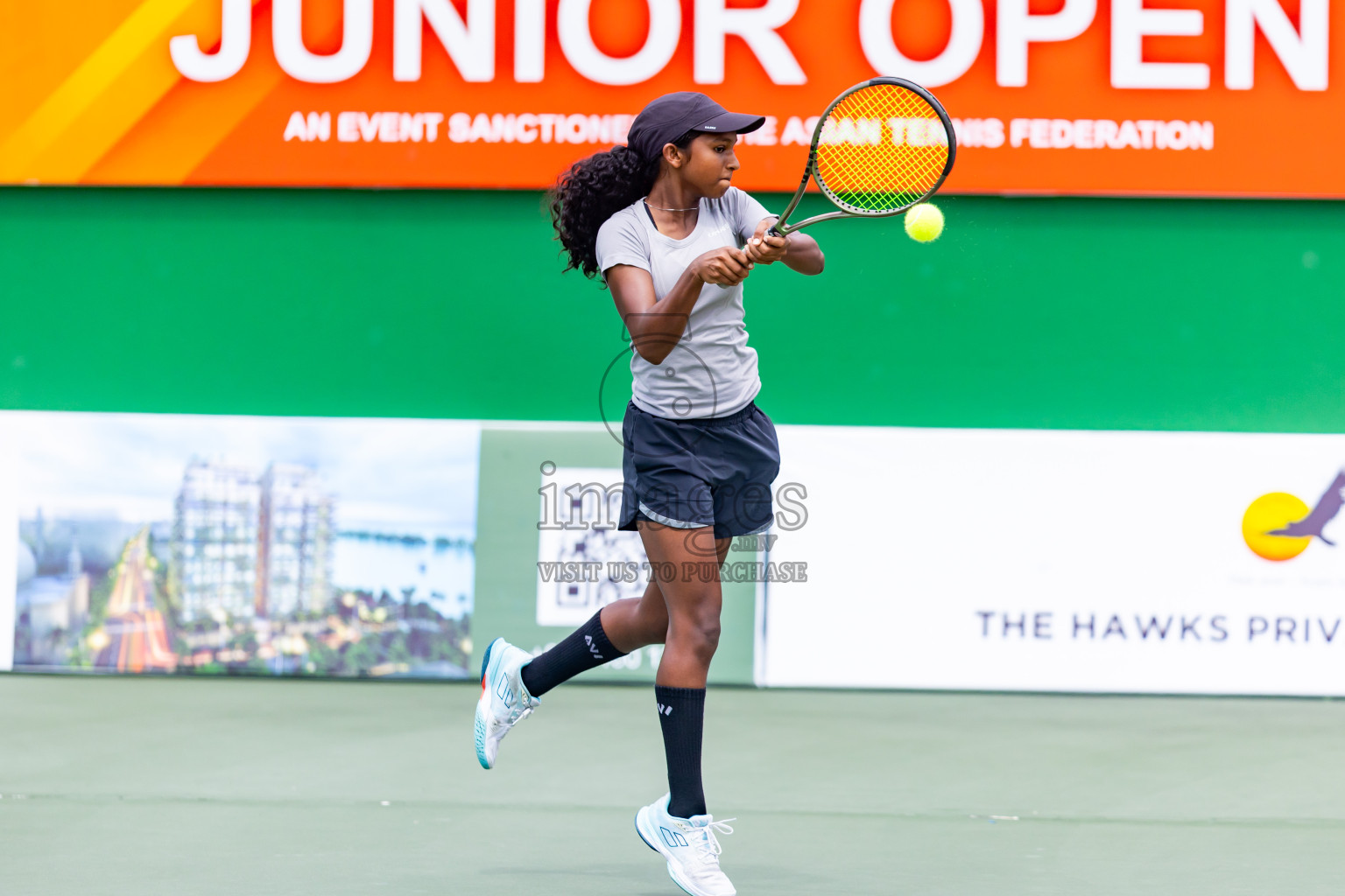 Day 5 of ATF Maldives Junior Open Tennis was held in Male' Tennis Court, Male', Maldives on Monday, 16th December 2024. Photos: Nausham Waheed/ images.mv