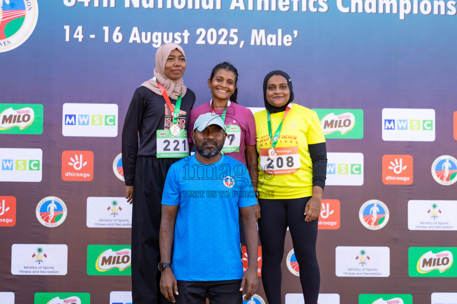 Day 2 of National Athletics Championship 2025 was held at Ekuveni Running Ground in Male', Maldives on Friday, 15th August 2025. Photos: Hasni / images.mv
