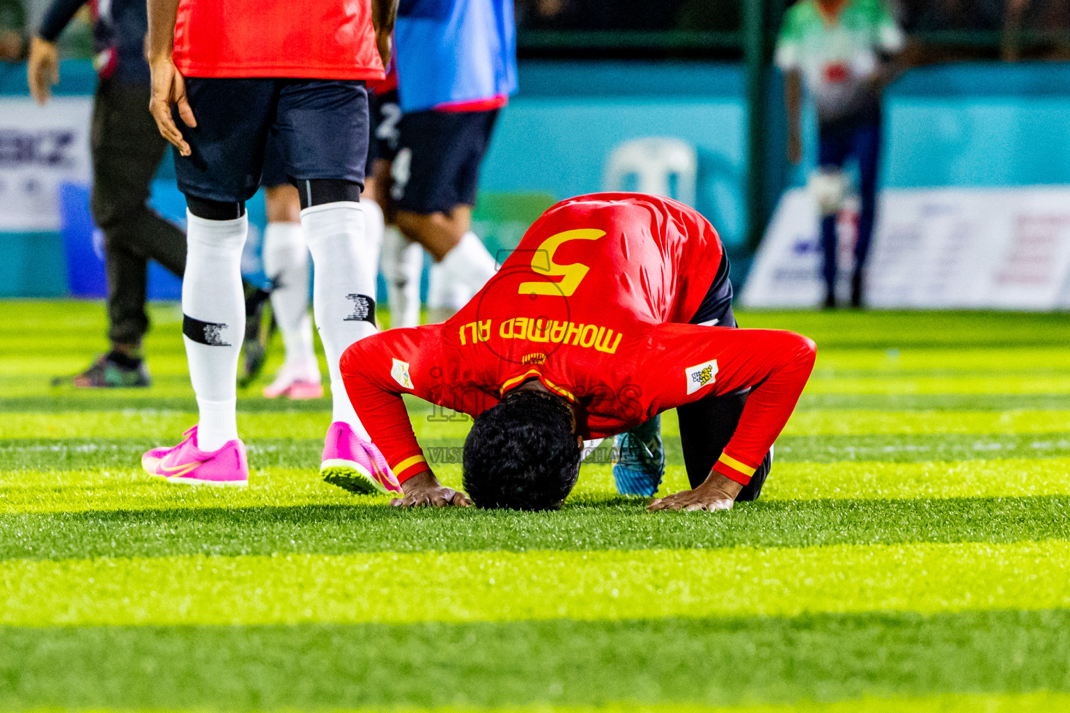 Dee Ess Kay vs Kovigoani in Final of Laamehi Dhiggaru Ekuveri Futsal Challenge 2024 was held on Wednesday, 31st July 2024, at Dhiggaru Futsal Ground, Dhiggaru, Maldives Photos: Nausham Waheed / images.mv