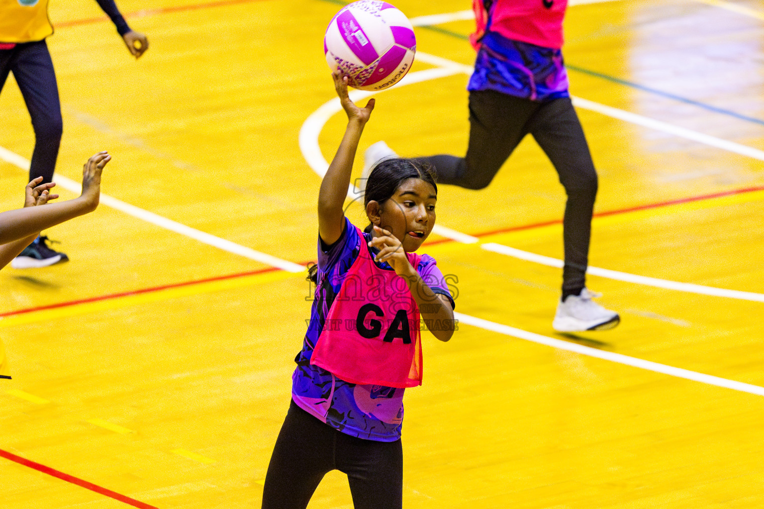 Netgen A vs N Sports Academy B in Day 2 of 3rd Junior Championship - Netball association of Maldives, held at Social Center on Monday 20th January 2025 . Photos by Nausham Waheed