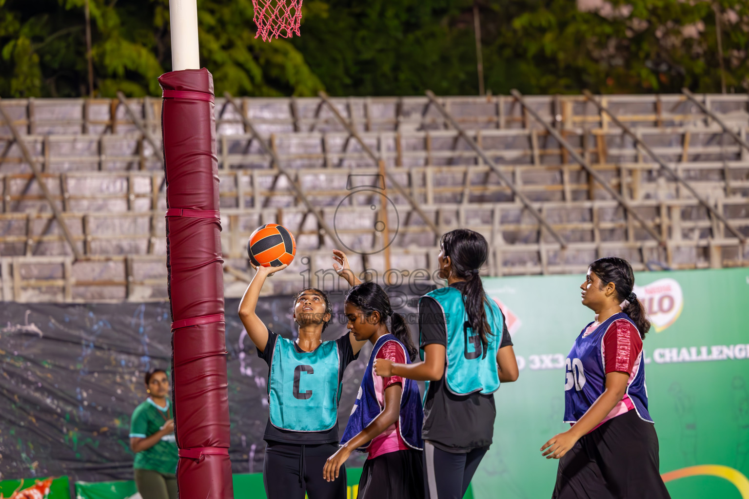 Day 1 of MILO 3x3 Netball Challenge 2024 was held in Ekuveni Netball Court at Male', Maldives on Thursday, 14th March 2024.
Photos: Ismail Thoriq / images.mv