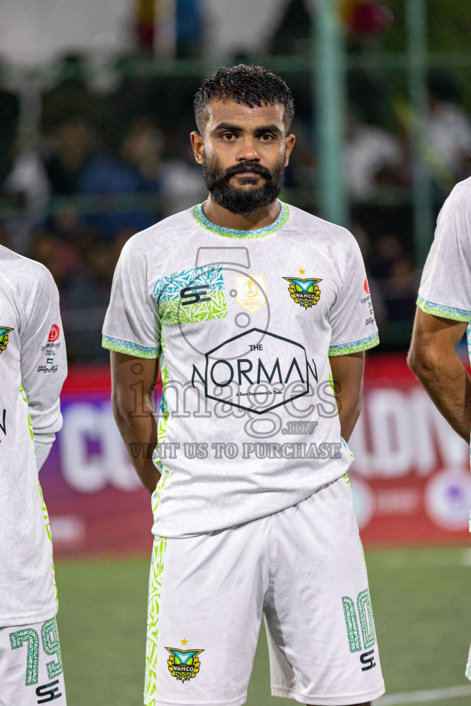 WAMCO vs STELCO RC in the Semi Finals of Club Maldives Cup 2024 held in Rehendi Futsal Ground, Hulhumale', Maldives on Monday, 14th October 2024. Photos: Hassan Simah / images.mv