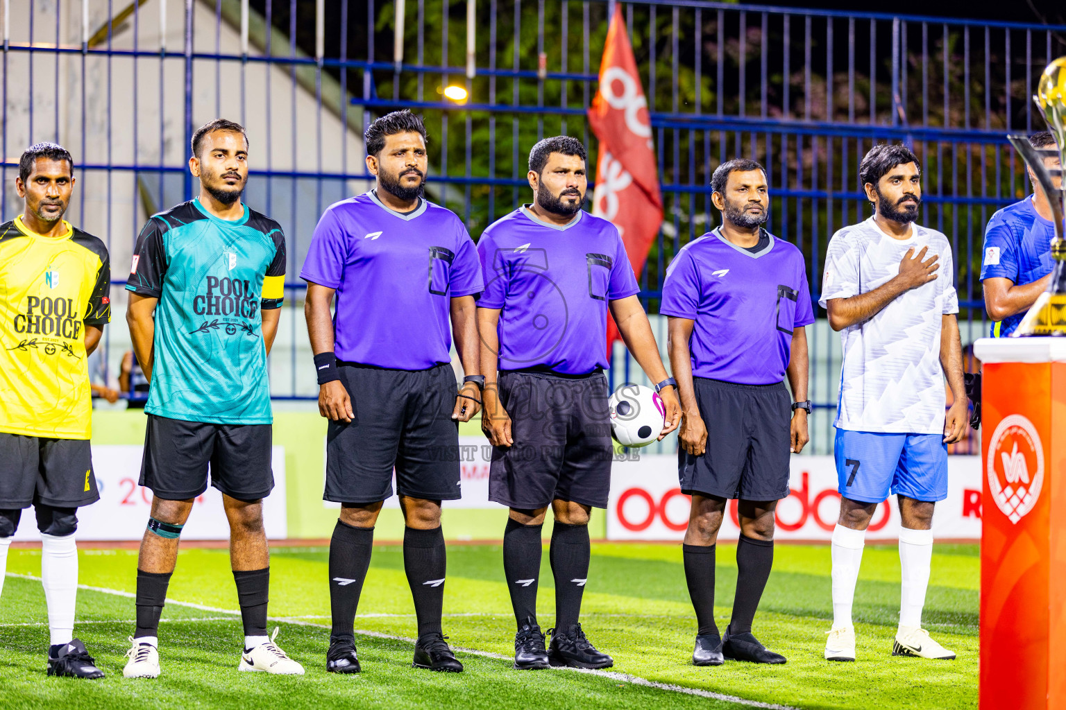 Nala Brothers vs Keawan FC in Day 1 of Eydhafushi Futsal Cup 2024 was held on Monday , 8th April 2024, in B Eydhafushi, Maldives Photos: Nausham Waheed / images.mv