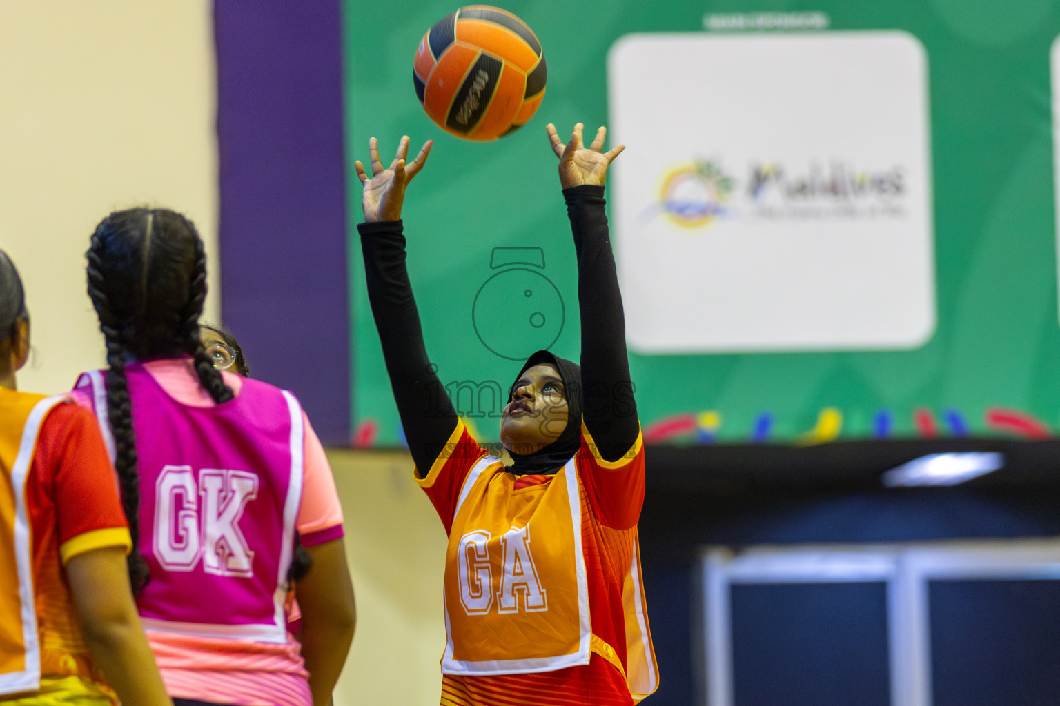 Day 3 of 21st National Netball Tournament was held in Social Canter at Male', Maldives on Friday, 10th May 2024. Photos: Mohamed Mahfooz Moosa / images.mv