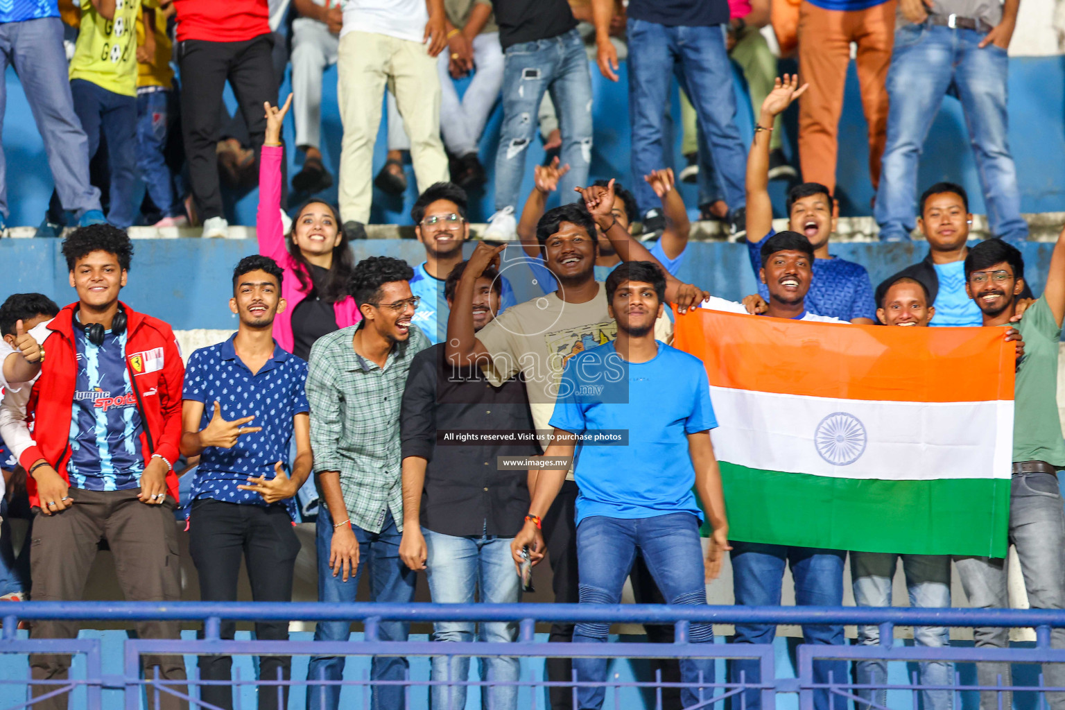 Nepal vs India in SAFF Championship 2023 held in Sree Kanteerava Stadium, Bengaluru, India, on Saturday, 24th June 2023. Photos: Hassan Simah / images.mv