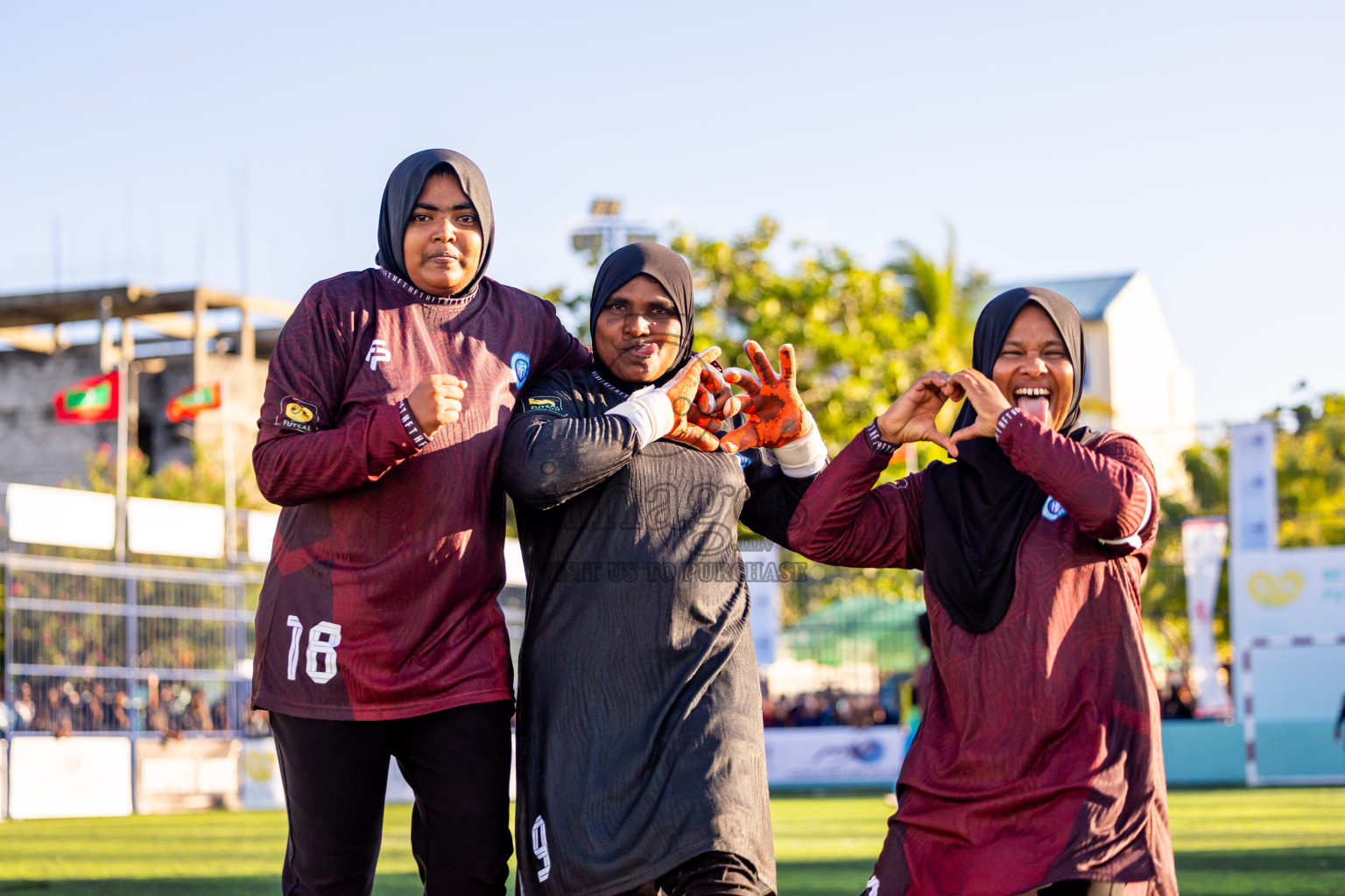 Kihaadhoo vs Hithaadhoo in Day 3 of Better in Baa Futsal Fiesta 2025 Woman's division held in B. Eydhafushi, Maldives on Friday, 7th November 2025. Photos: Nausham Waheed / images.mv