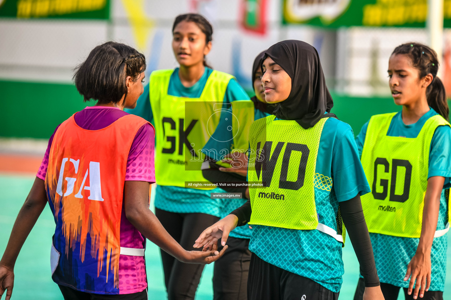 Day 6 of Junior Netball Championship 2022 on 10th March 2022 held in Male', Maldives. Photos by Nausham Waheed