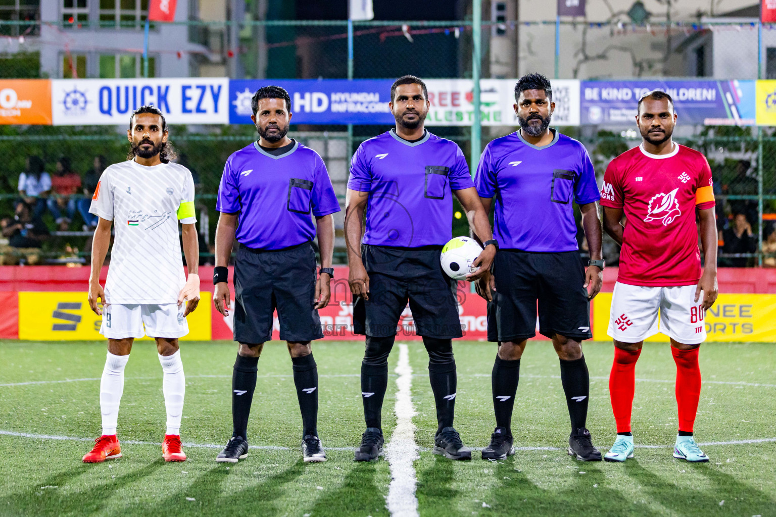 K Kaashidhoo VS K Himmafushi in Day 25 of Golden Futsal Challenge 2024 was held on Thursday , 8th February 2024 in Hulhumale', Maldives Photos: Hassan Simah / images.mv