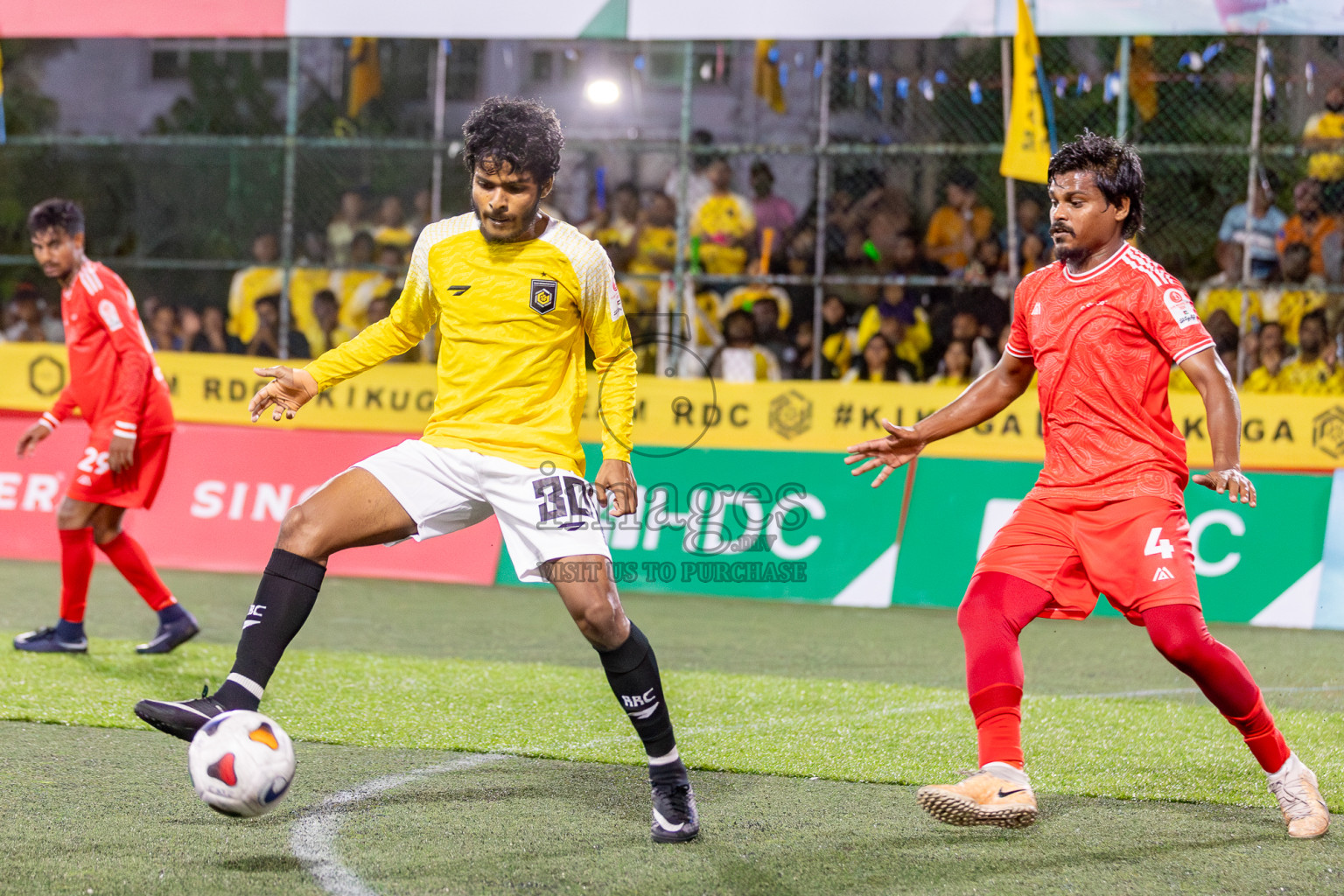 RRC vs Ooredoo in Club Maldives Cup 2024 held in Rehendi Futsal Ground, Hulhumale', Maldives on Saturday, 28th September 2024. Photos: Hassan Simah / images.mv