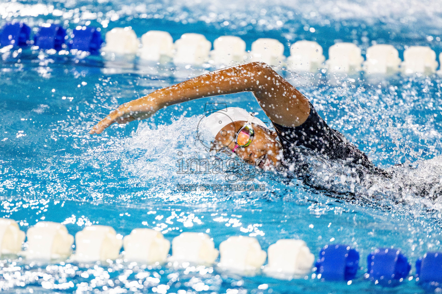 Day 5 of National Swimming Competition 2024 held in Hulhumale', Maldives on Tuesday, 17th December 2024. Photos: Hassan Simah / images.mv