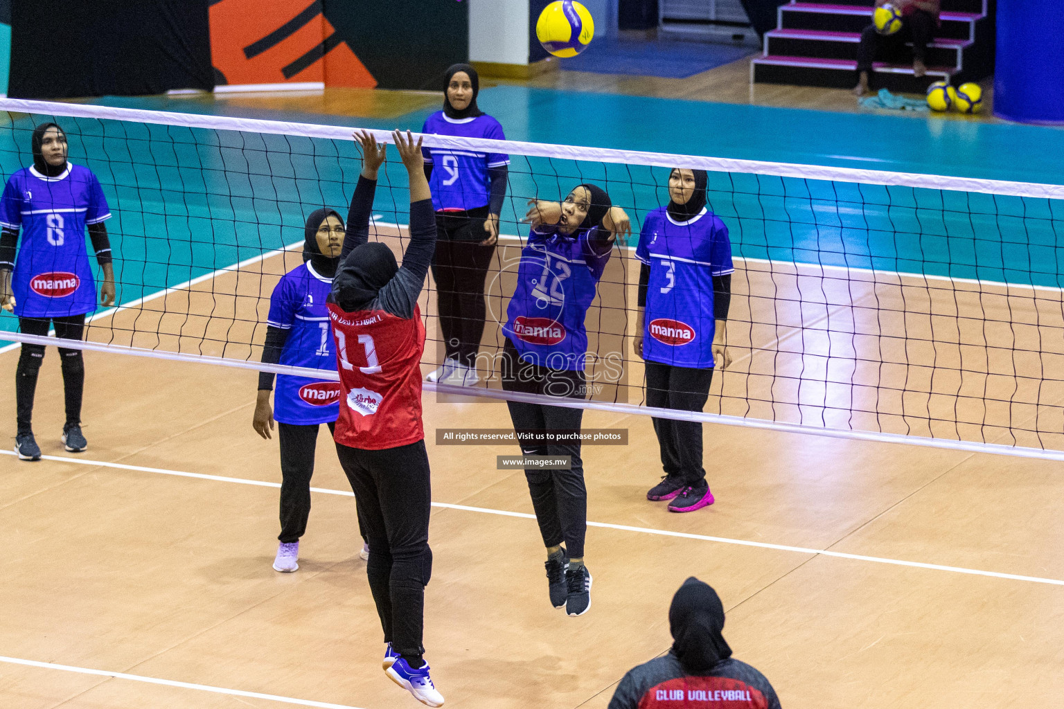 Volleyball Association Cup 2022-Women's Division-Match Day 1 was held in Male', Maldives on Tuesday, 24th May 2022.  Photos By: Ismail Thoriq / images.mv