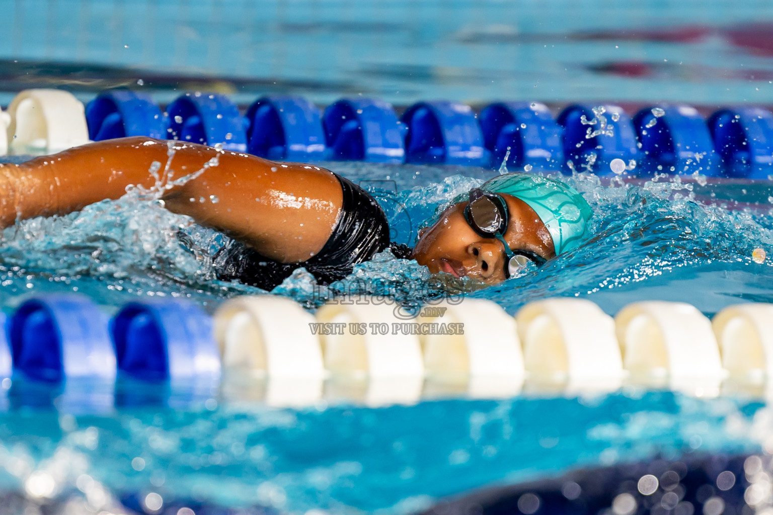 Day 1 of National Swimming Competition 2024 held in Hulhumale', Maldives on Friday, 13th December 2024. Photos: Nausham Waheed / images.mv