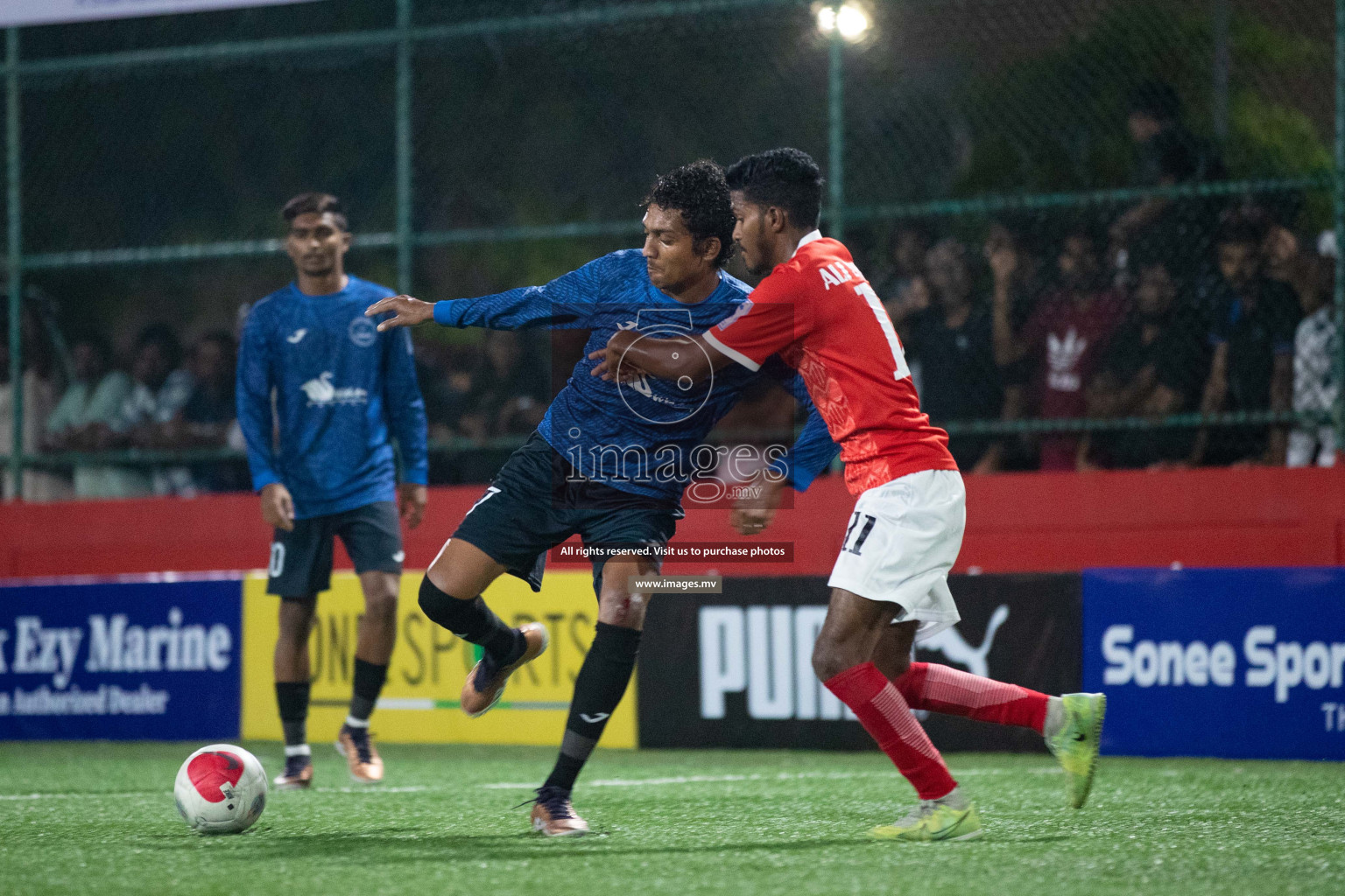 HA. Utheemu vs HA. Ihavandhoo in Day 3 of Golden Futsal Challenge 2023 on 07 February 2023 in Hulhumale, Male, Maldives