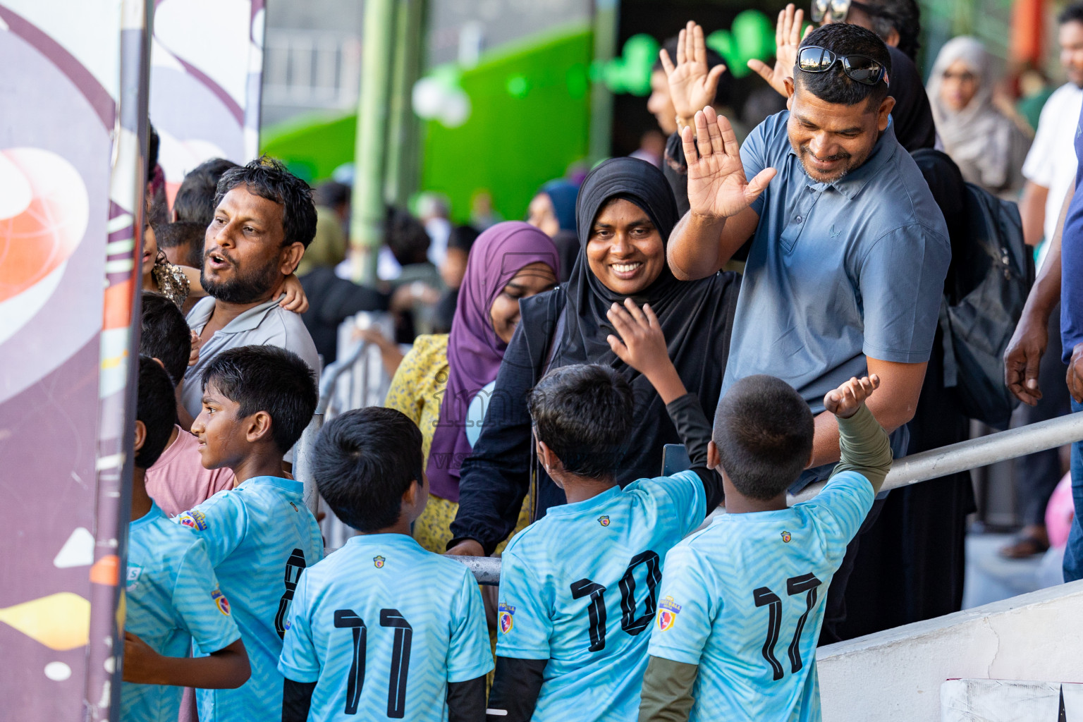 Day 2 of MILO Kids Football Fiesta was held at National Stadium in Male', Maldives on Saturday, 24th February 2024.