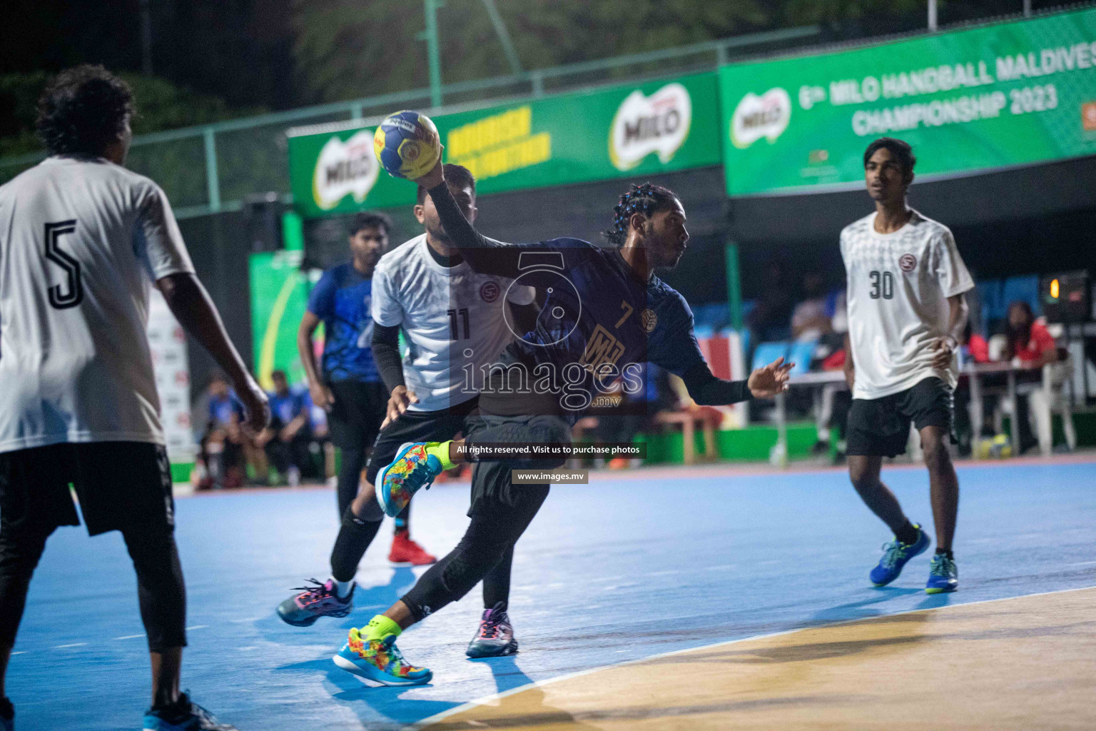 Day 6 of 6th MILO Handball Maldives Championship 2023, held in Handball ground, Male', Maldives on Thursday, 25th May 2023 Photos: Shuu Abdul Sattar/ Images.mv