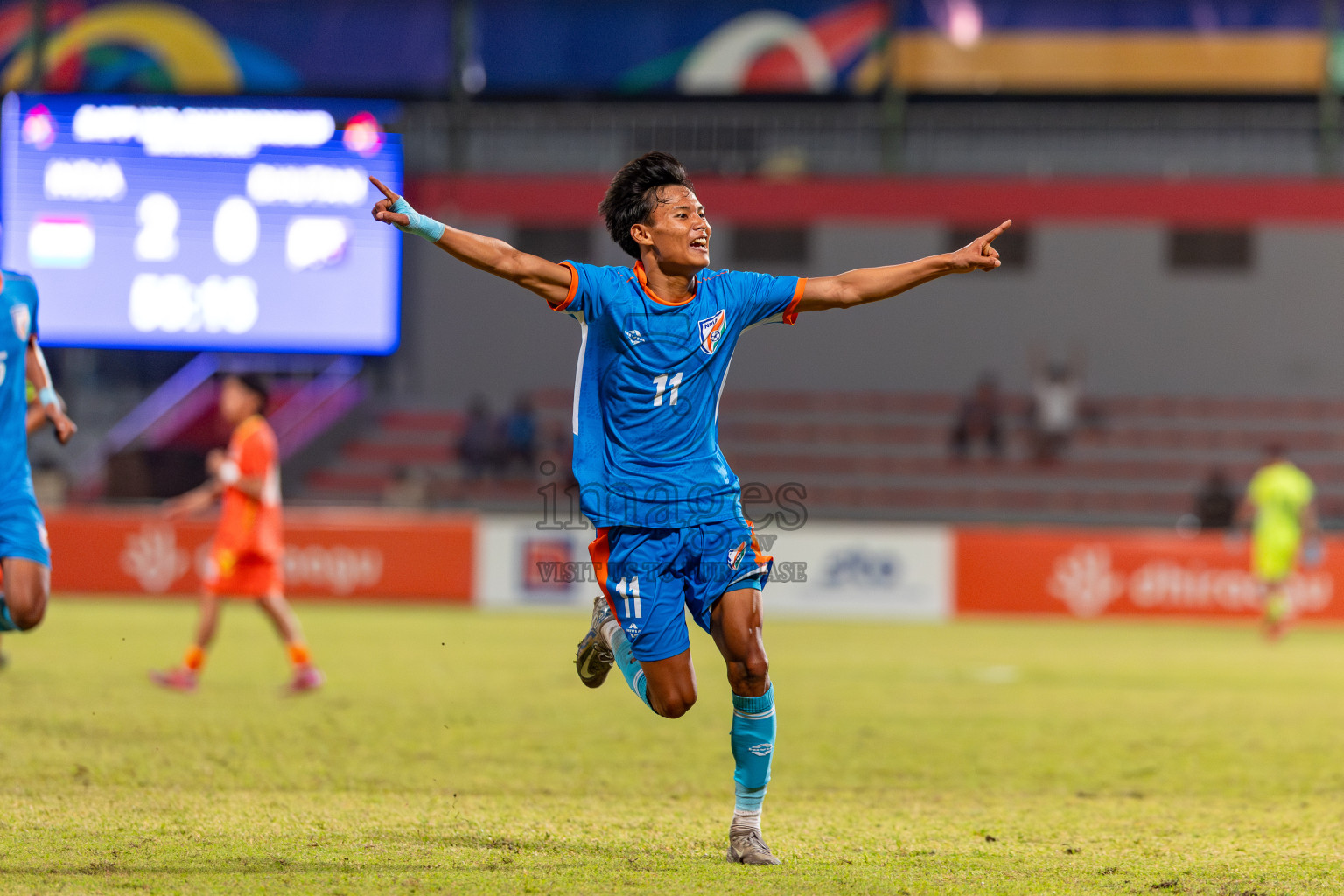 India vs Bhutan in the second Semifinal of SAFF U20 Championship 2026 was held in National Football Stadium, Male' Maldives on Wednesday, 1st April 2026. Photos: Ismail Thoriq, Mohamed Mahfooz Moosa, Nausham Waheed / images.mv