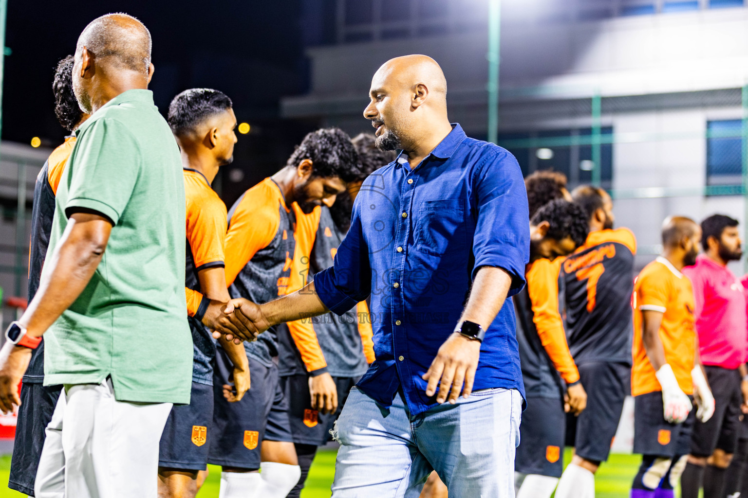 JJ Sports Club vs FC Calms in Semi Finals of BG Futsal Challenge 2024 was held on Tuesday , 2nd April 2024, in Male', Maldives Photos: Nausham Waheed / images.mv