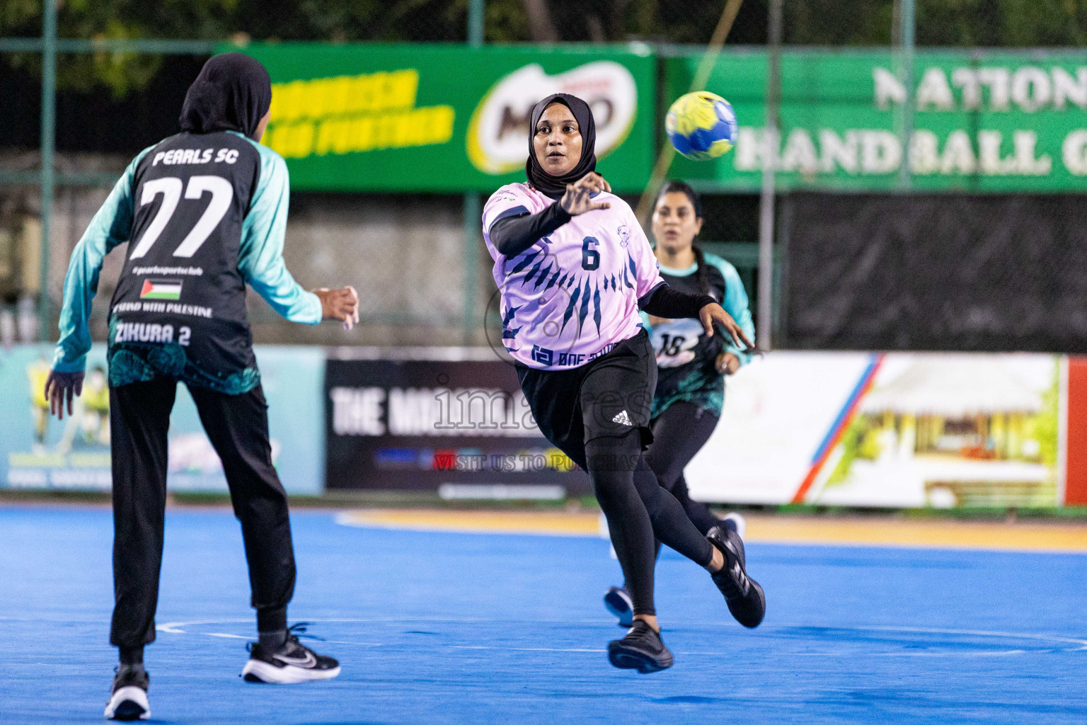 Day 7 of 10th National Handball Tournament 2023, held in Handball ground, Male', Maldives on Sunday, 4th December 2023 Photos: Nausham Waheed/ Images.mv