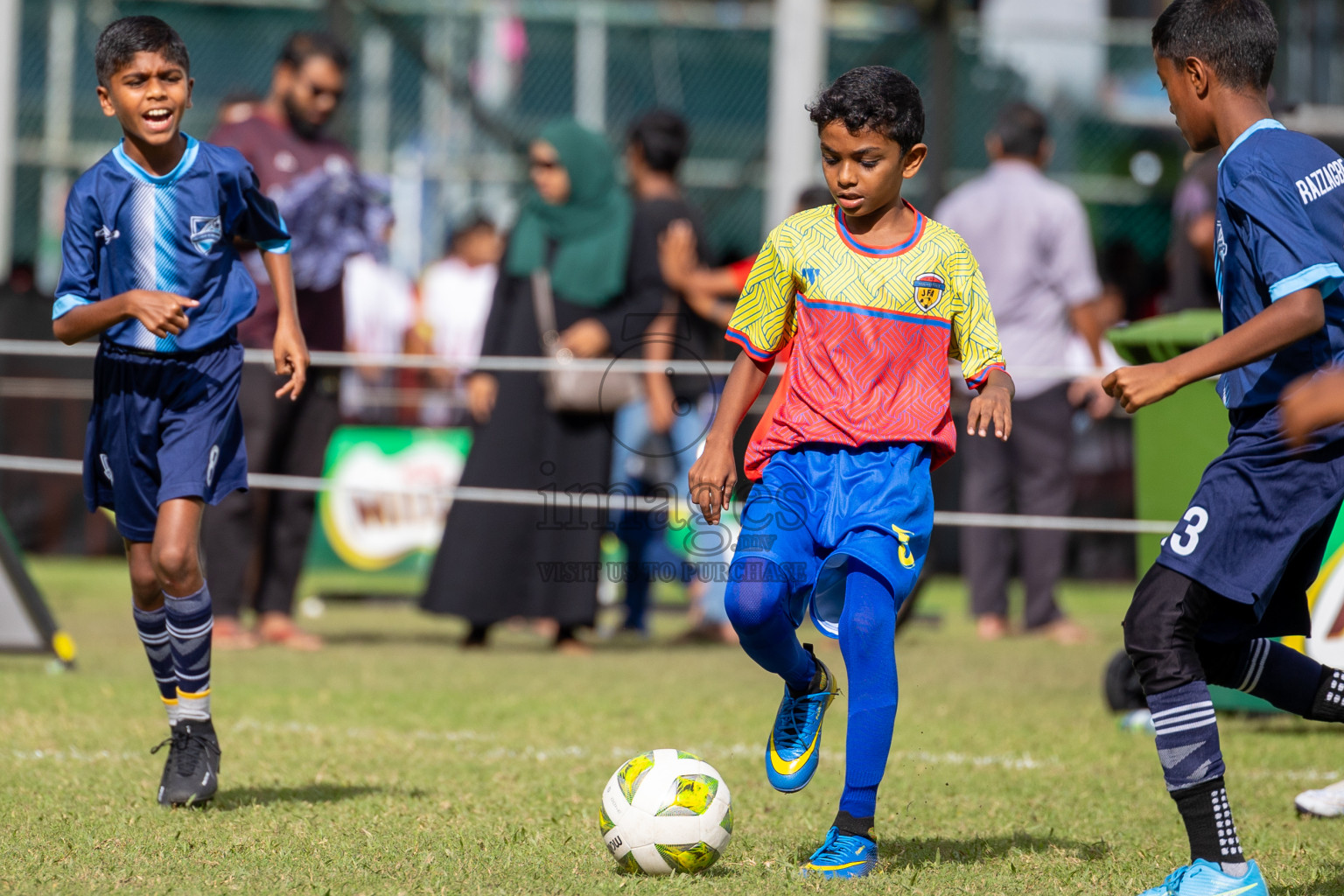 Day 2 of MILO Academy Championship 2024 - U12 was held at Henveiru Grounds in Male', Maldives on Friday, 5th July 2024.
Photos: Ismail Thoriq / images.mv