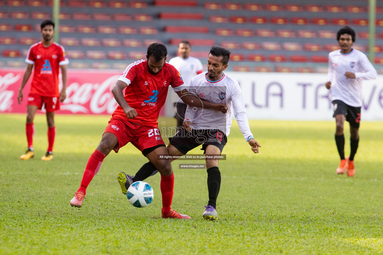 Tent Sports Club vs Club PK in 2nd Division 2022 on 13th July 2022, held in National Football Stadium, Male', Maldives  Photos: Hassan Simah / Images.mv