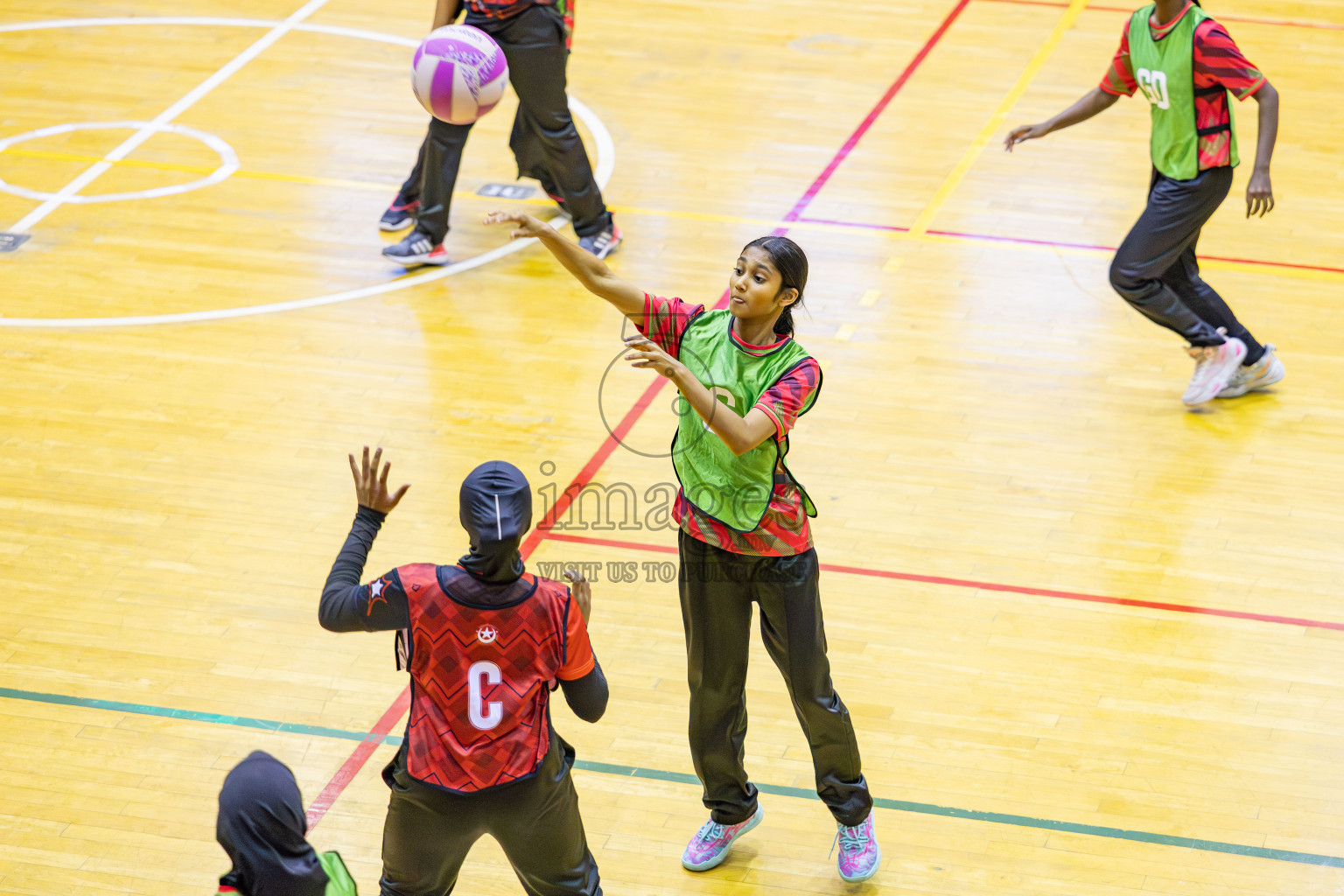 Day 15 of 26th Inter-School Netball Tournament 2025 was held in Social Center Indoor Hall on Thursday, 6th November 2025. Photos: Areef Adam / images.mv