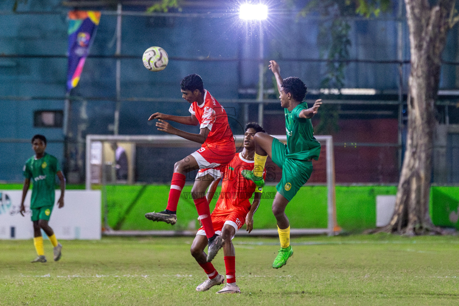 Maziya SRC vs Hurriya Sports Club in Day 12 of Dhivehi Youth League 2024 held at Henveiru Stadium on Wednesday , 18th December 2024. Photos: Shuu Abdul Sattar