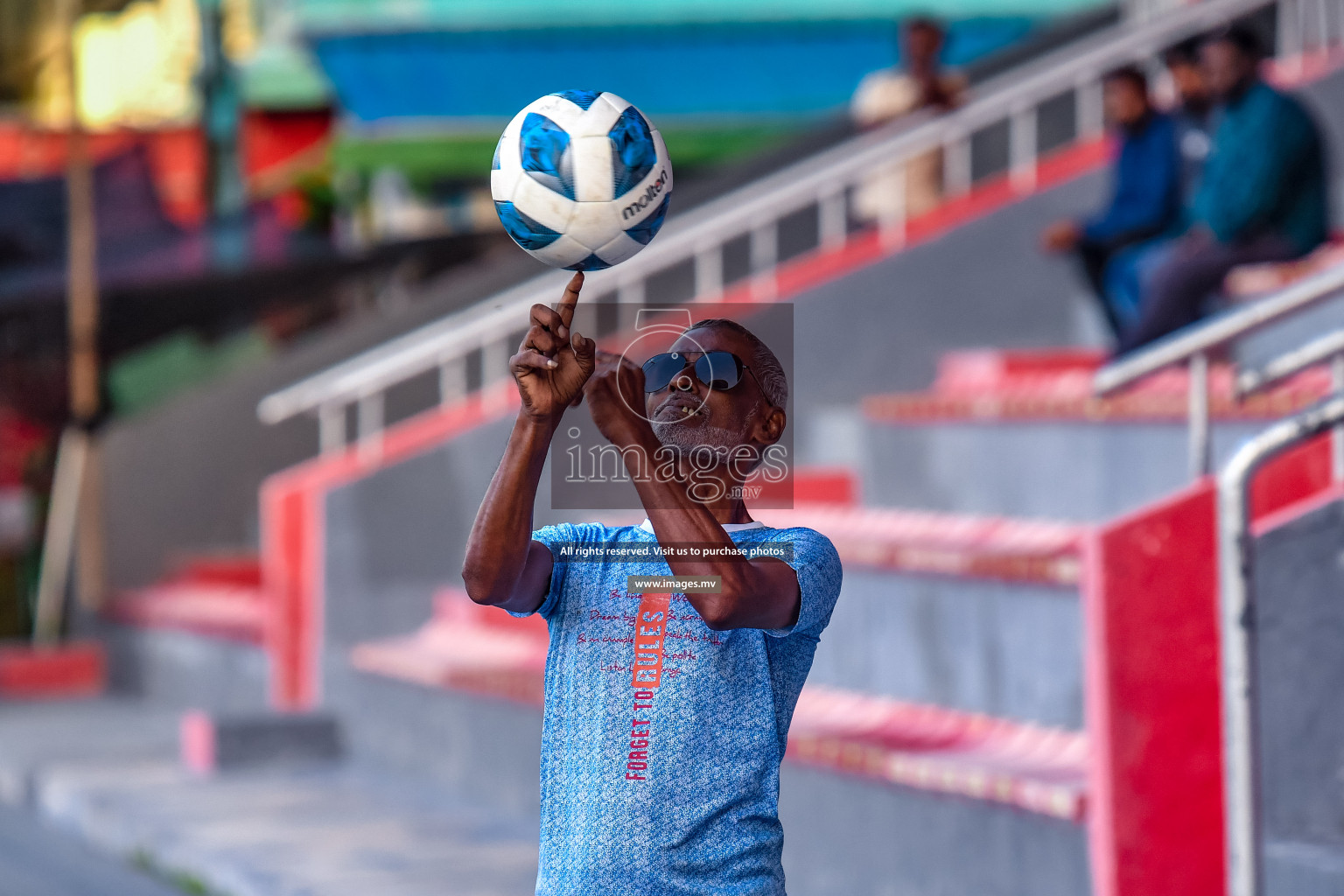 Buru Sports Club vs New Radiant Sports Club in the 2nd Division 2022 on 14th Aug 2022, held in National Football Stadium, Male', Maldives Photos: Nausham Waheed / Images.mv