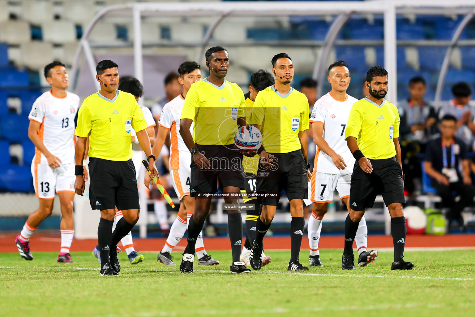 Bhutan vs Bangladesh in SAFF Championship 2023 held in Sree Kanteerava Stadium, Bengaluru, India, on Wednesday, 28th June 2023. Photos: Nausham Waheed, Hassan Simah / images.mv